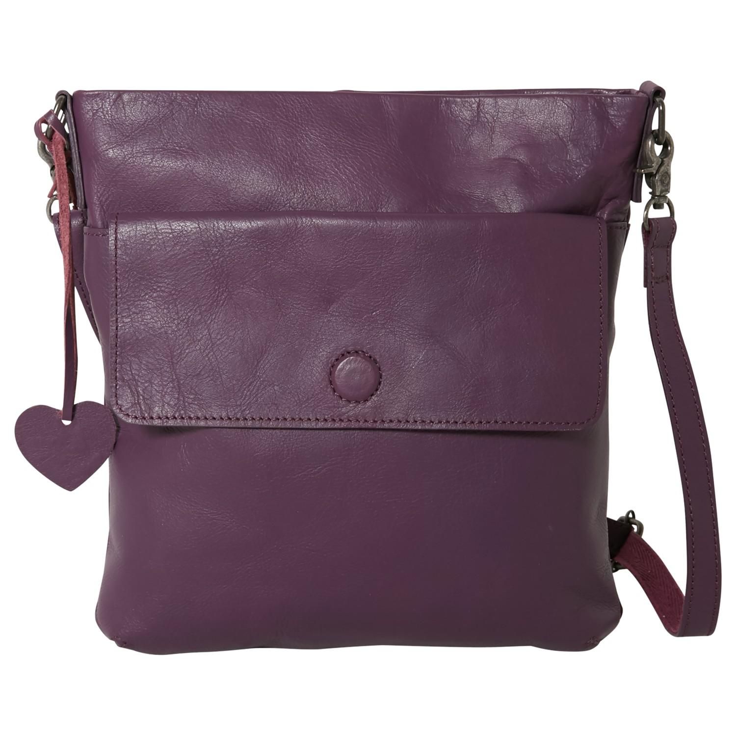 White Stuff Leather Clover Crossbody Bag in Purple - Lyst