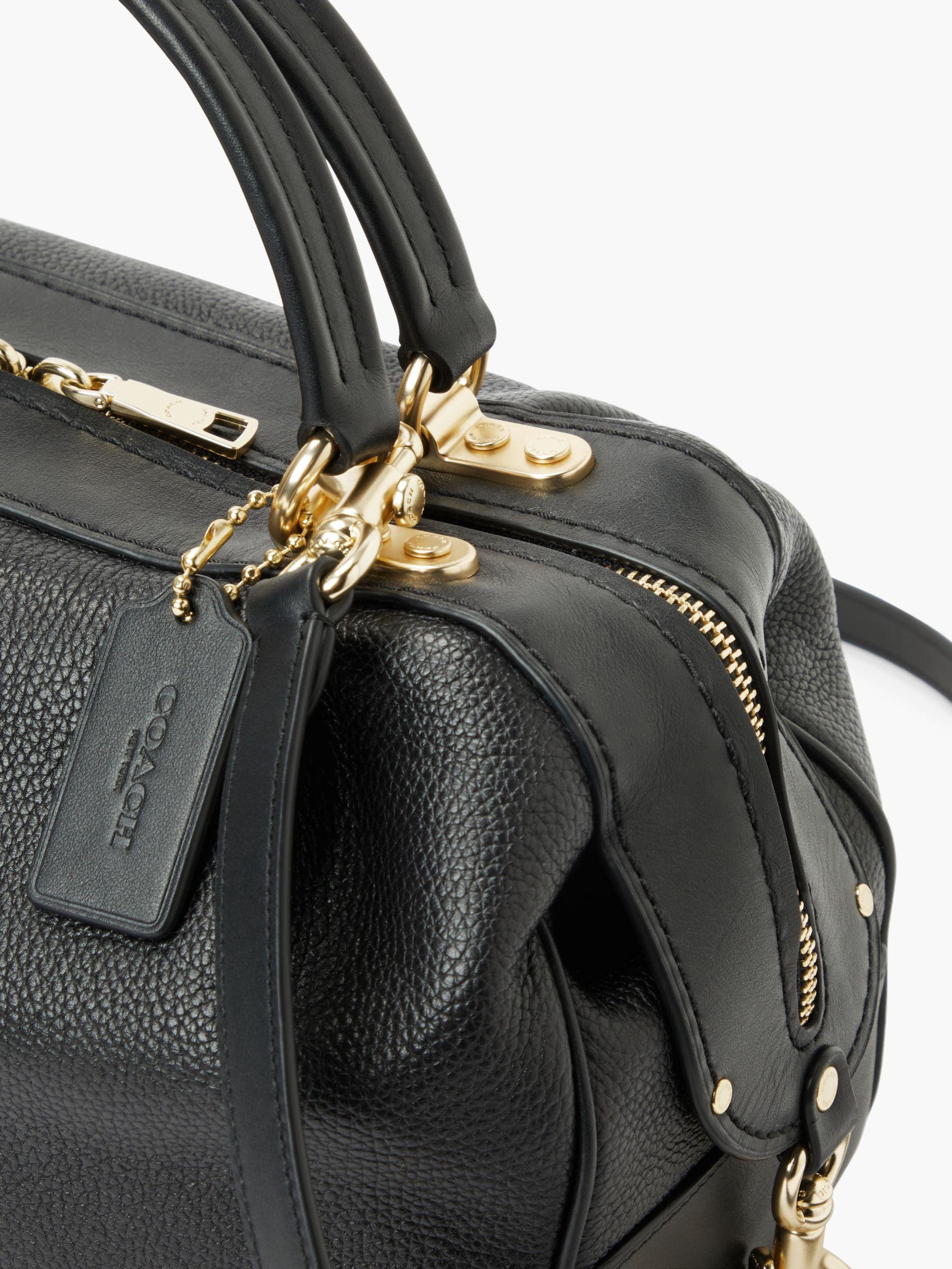 coach aidy leather satchel