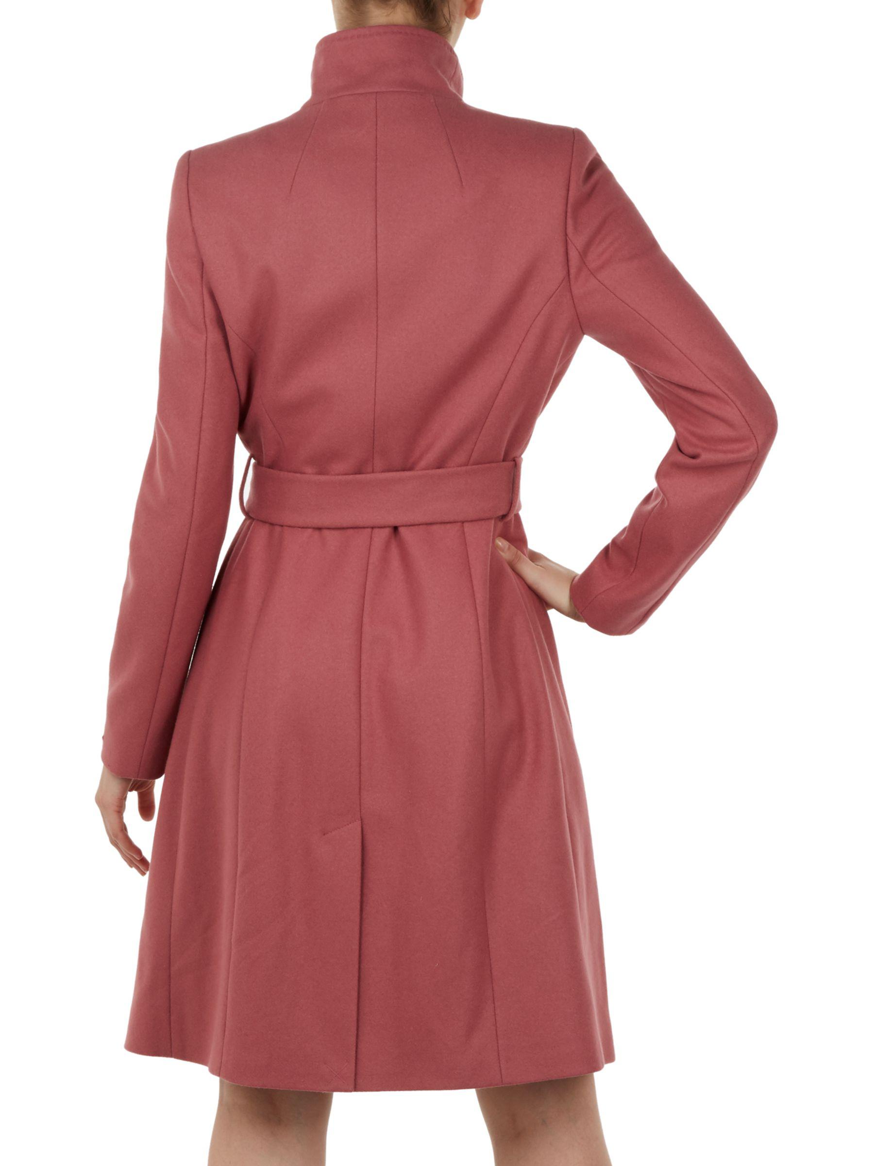 ted baker sandra coat coral