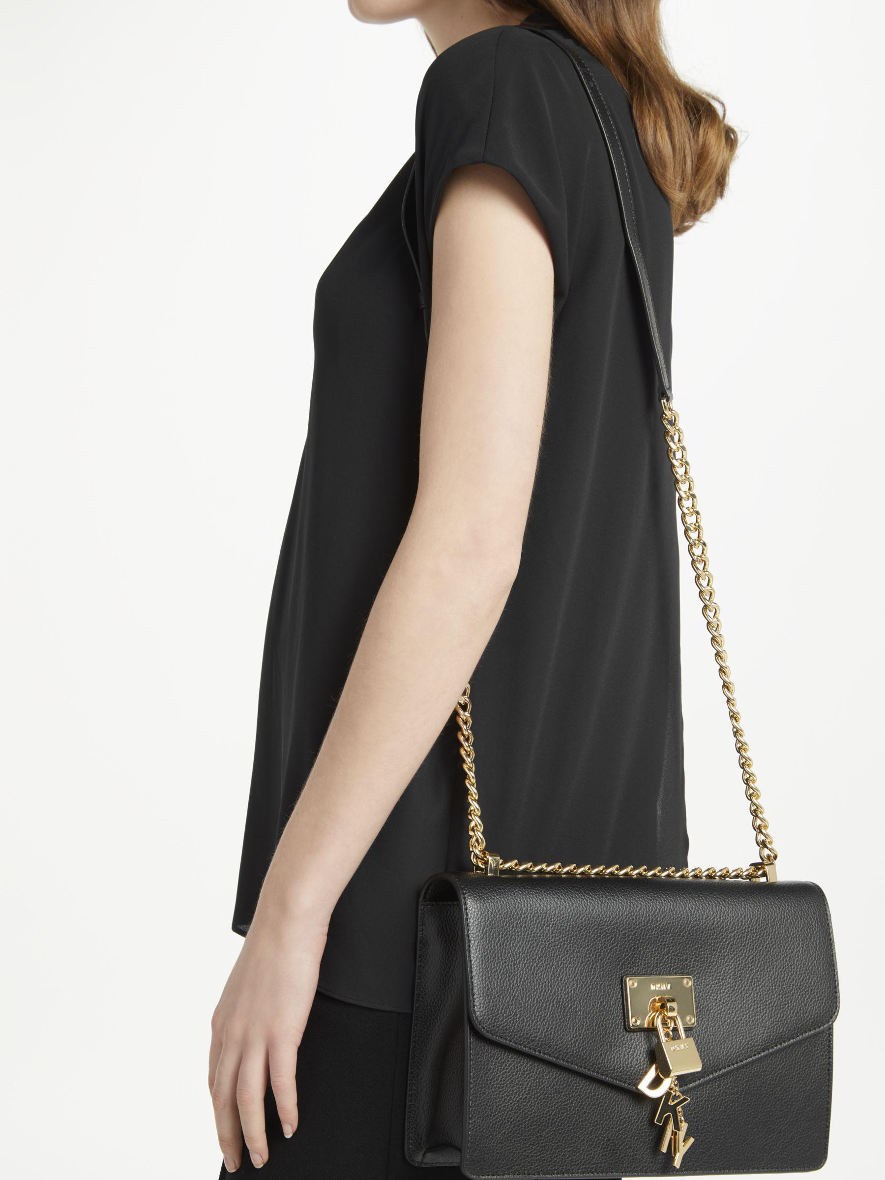 dkny elissa large tote with charms