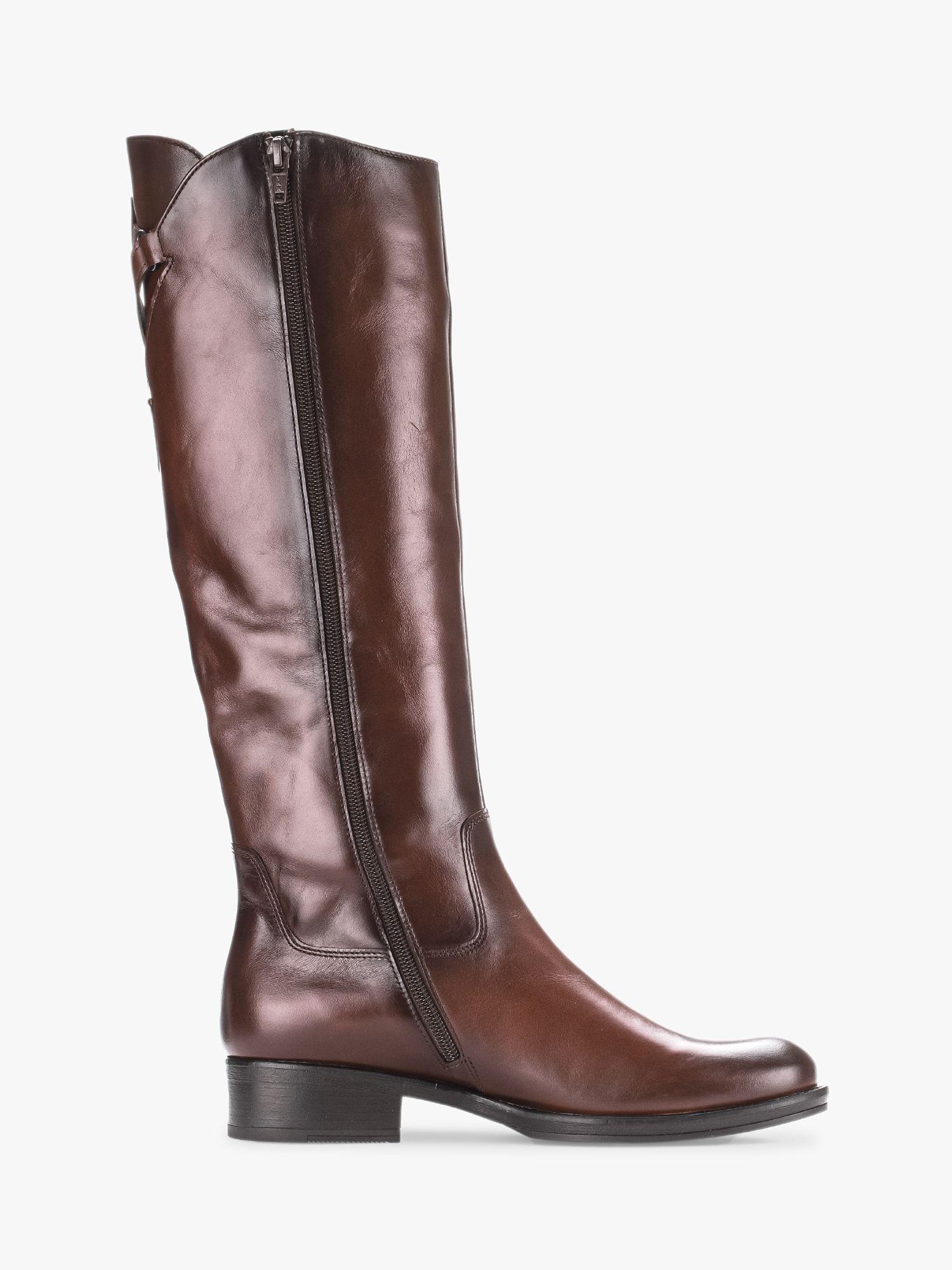 Gabor Animate Leather Knee High Boots in Brown | Lyst UK