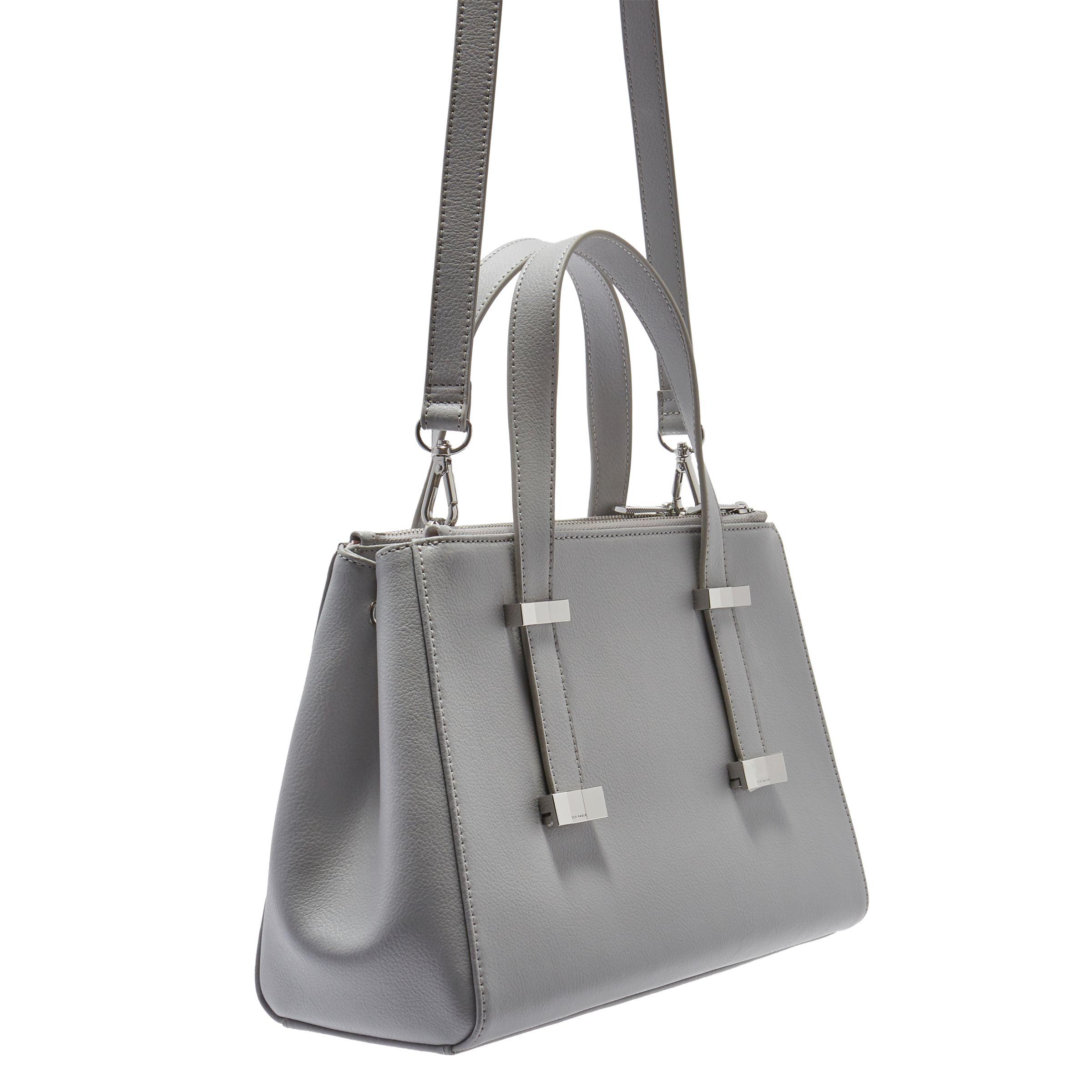Ted Baker Alyssaa Small Leather Tote Bag In Gray Lyst Gallery