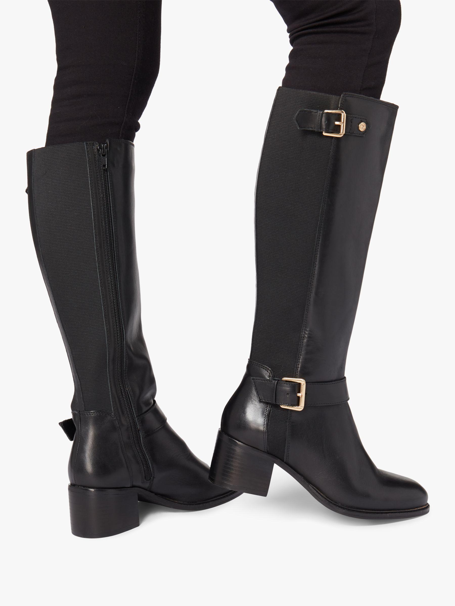 dune leather knee high boots