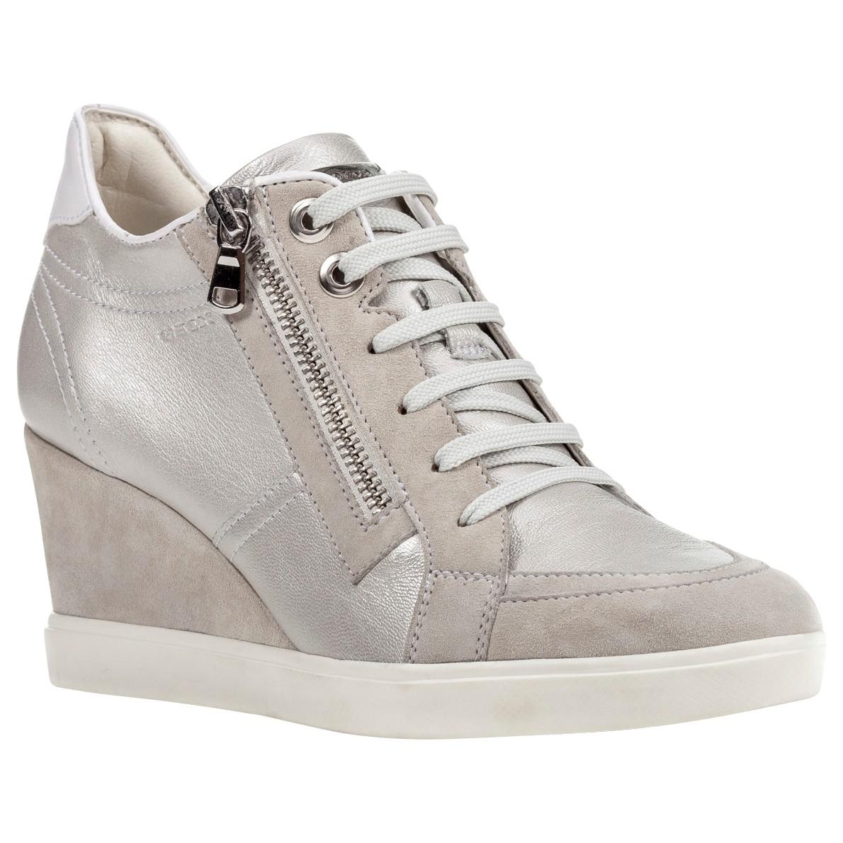 geox heeled trainers
