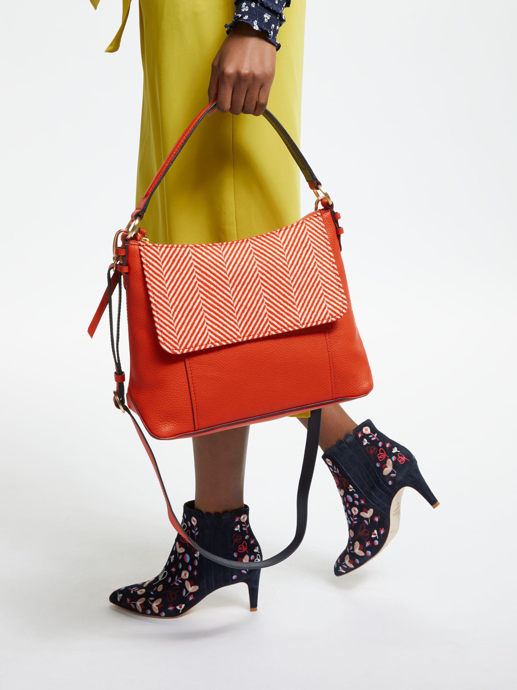 Boden Leather Walcot Handbag In Orange Lyst