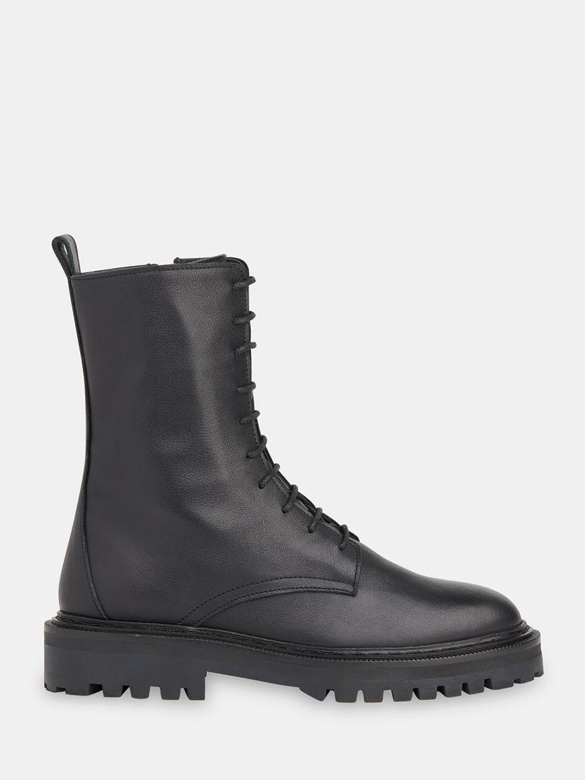 Whistles black store ankle boots