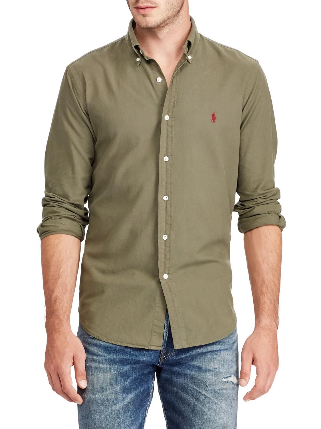 ralph lauren service green shirt