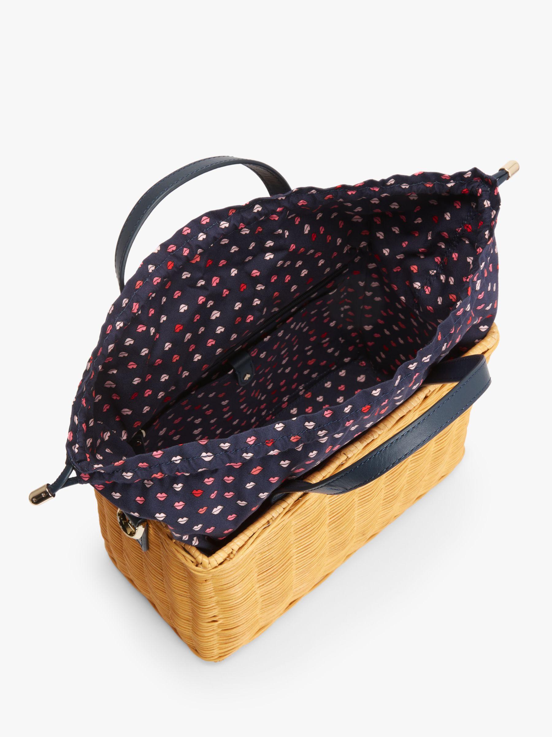 wicker basket bag
