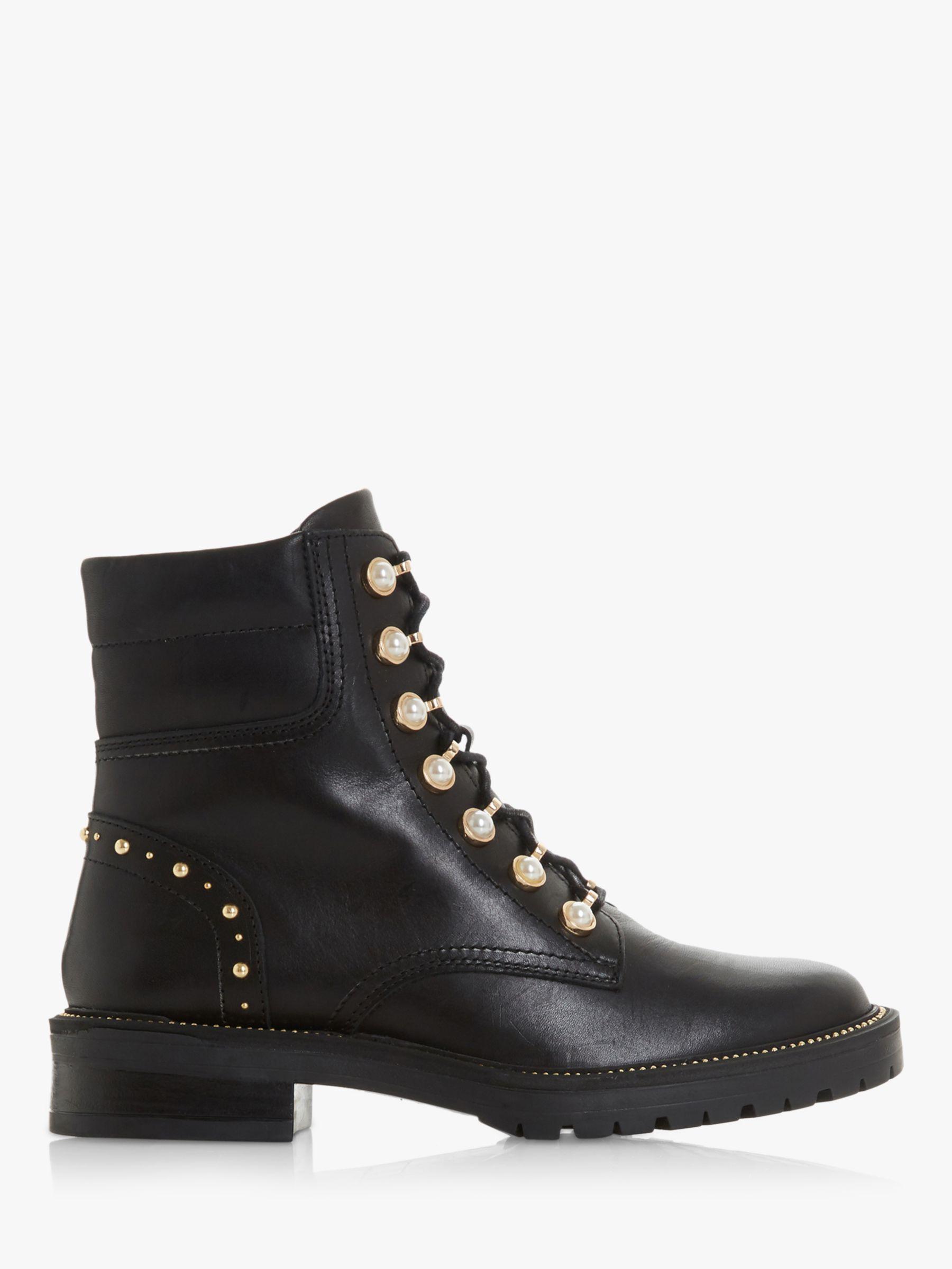 Dune boots with pearls Clearance