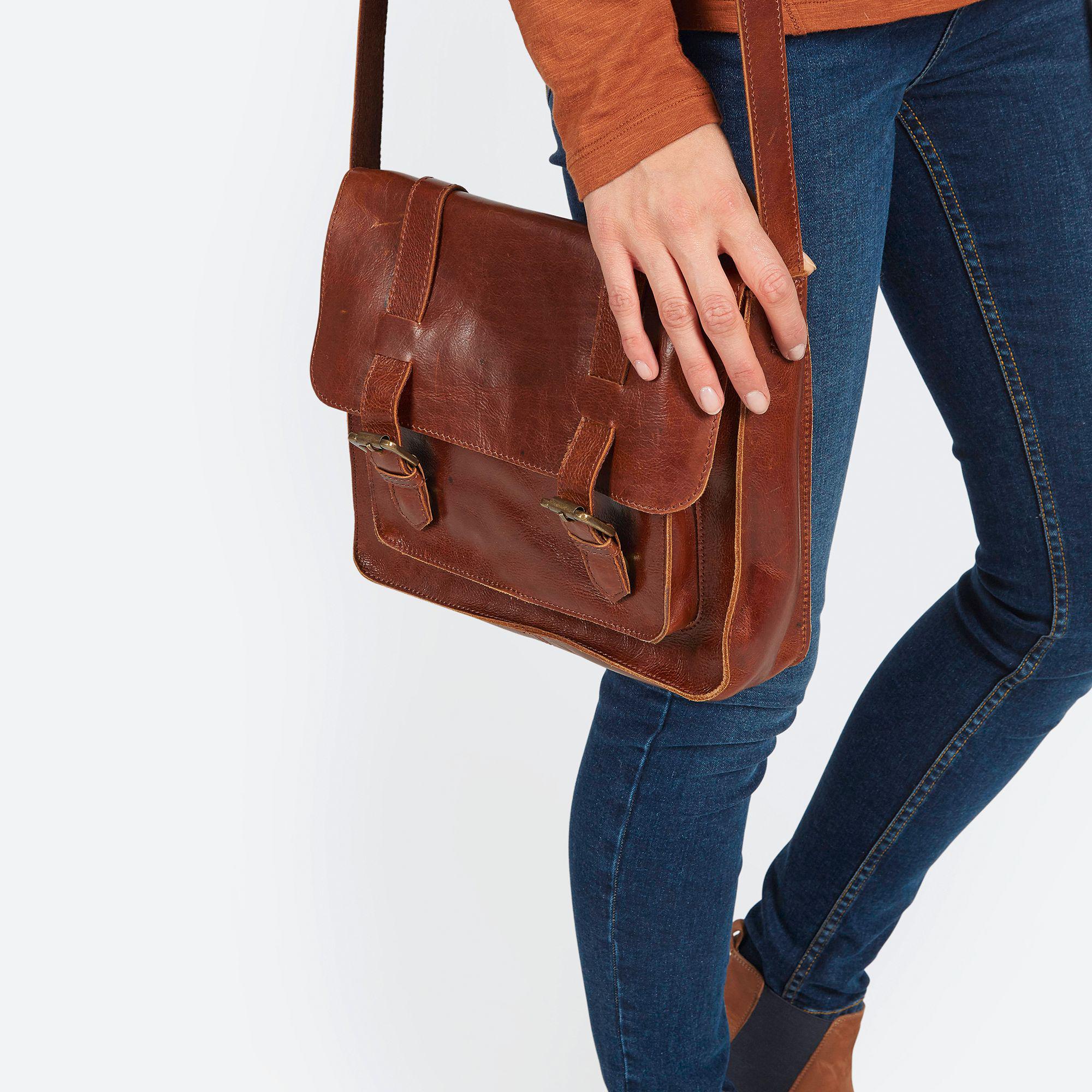 fat face satchel bag