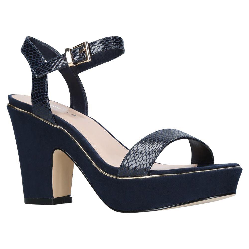 carvela navy sandals