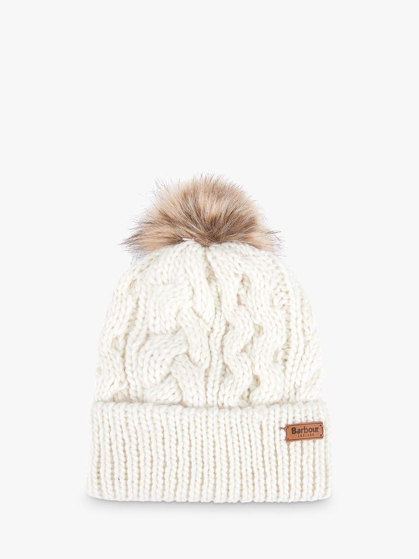 barbour cable knit beanie