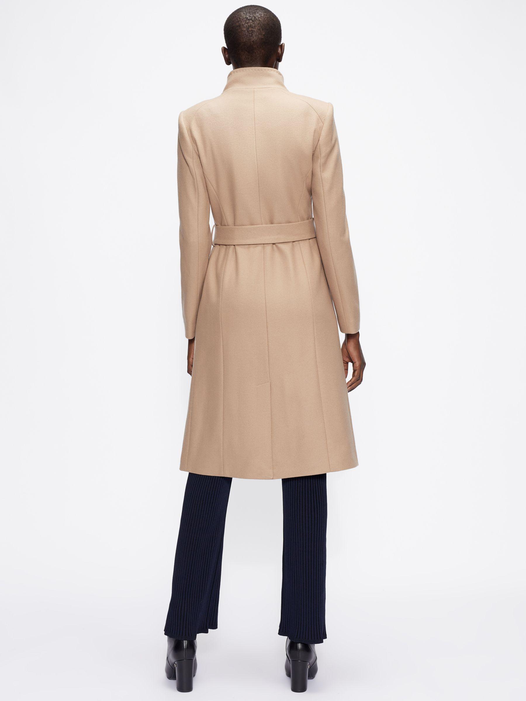 nicci belted wool coat