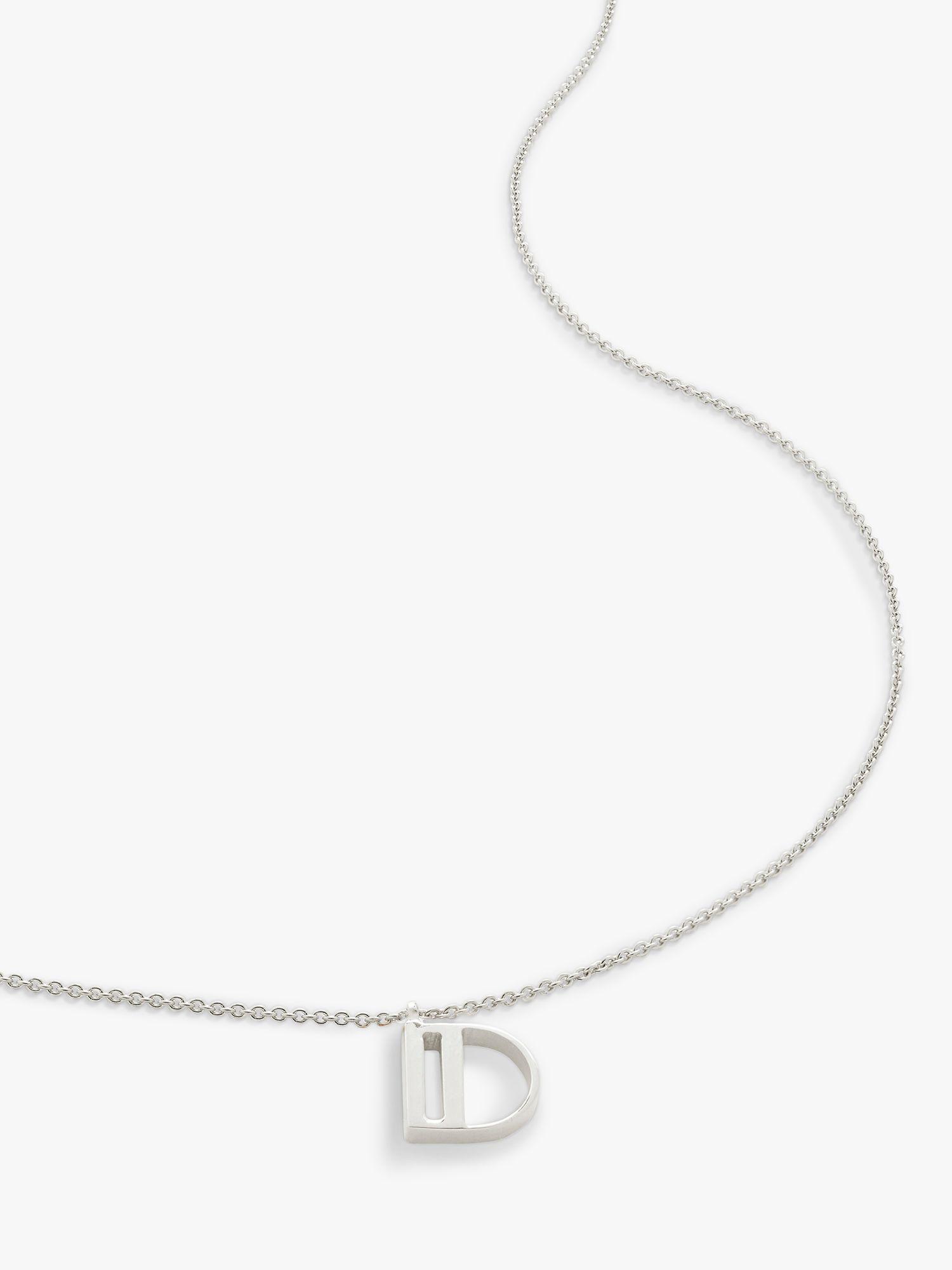 Silver necklace Monica Vinader Silver in Silver - 36376477