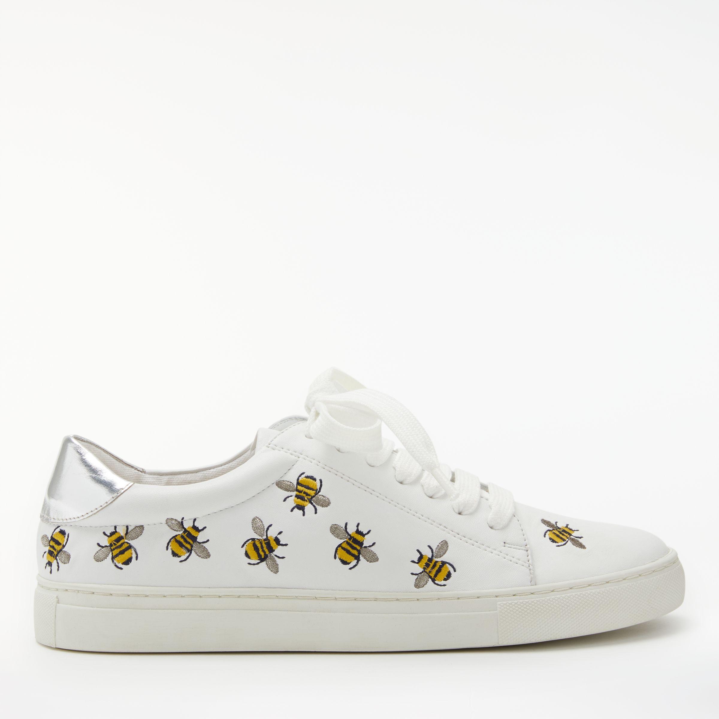 boden silver trainers