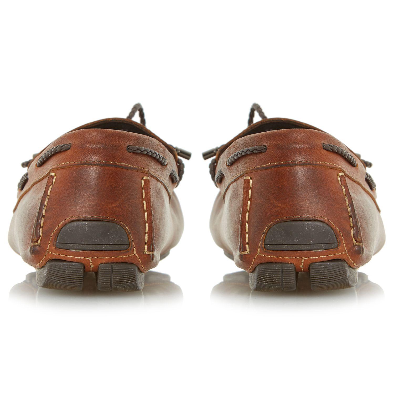 Dune Barnacle Leather Driving Loafers 