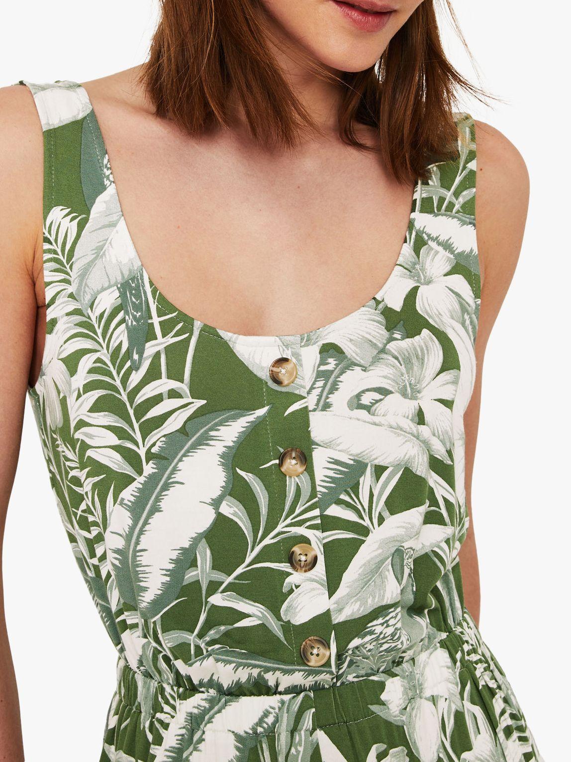 warehouse tropical jumpsuit