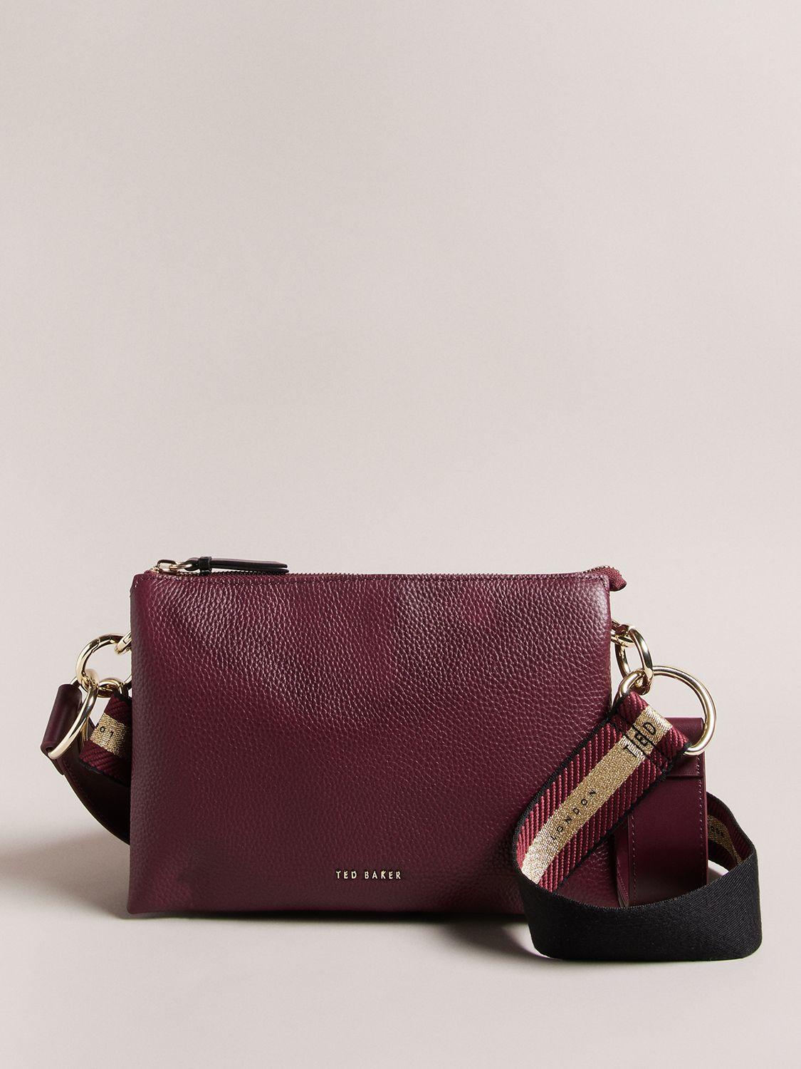 Ted Baker Delphia Leather Crossbody Bag in Purple Lyst UK
