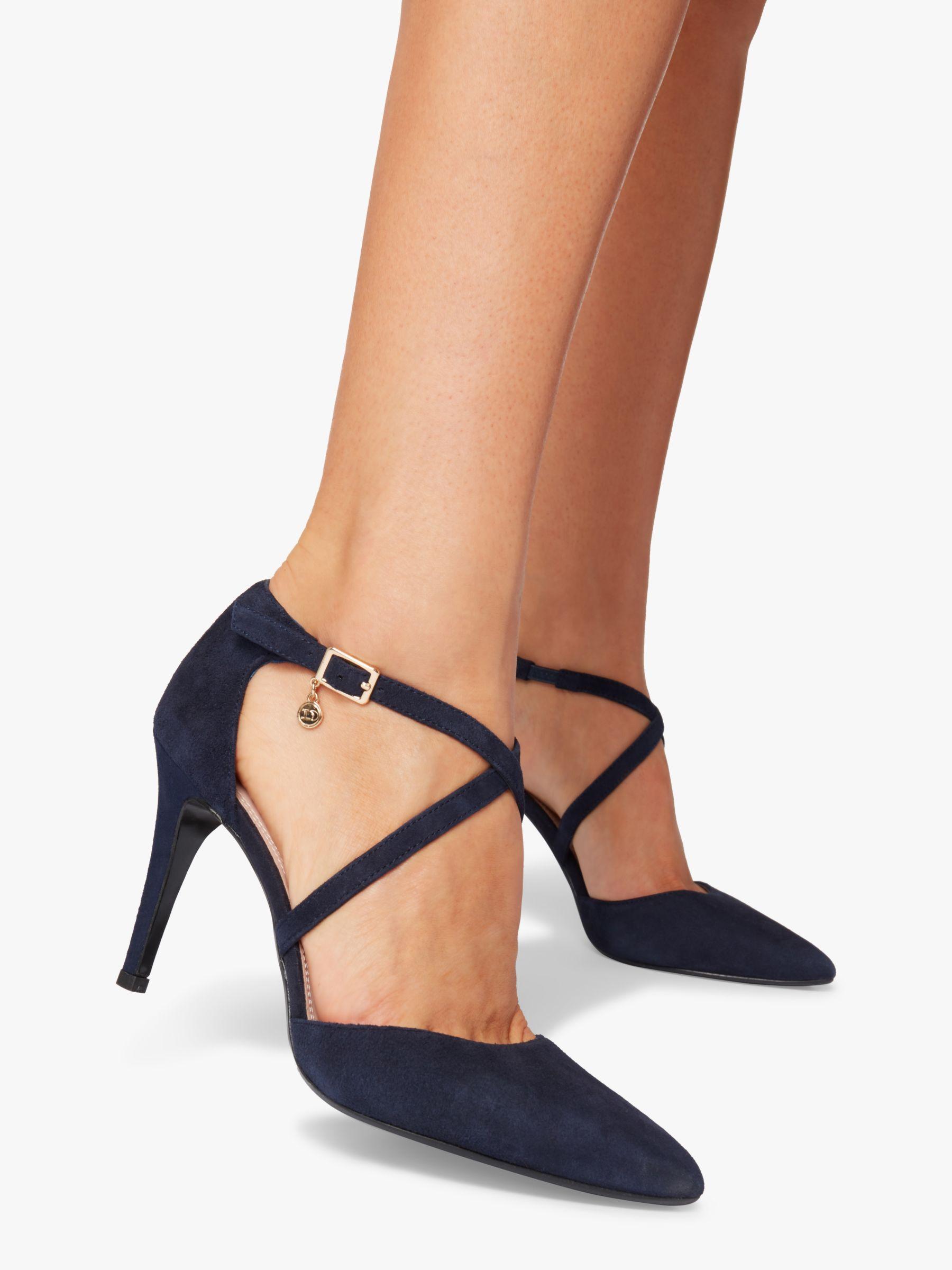 Navy court shoes dune best sale