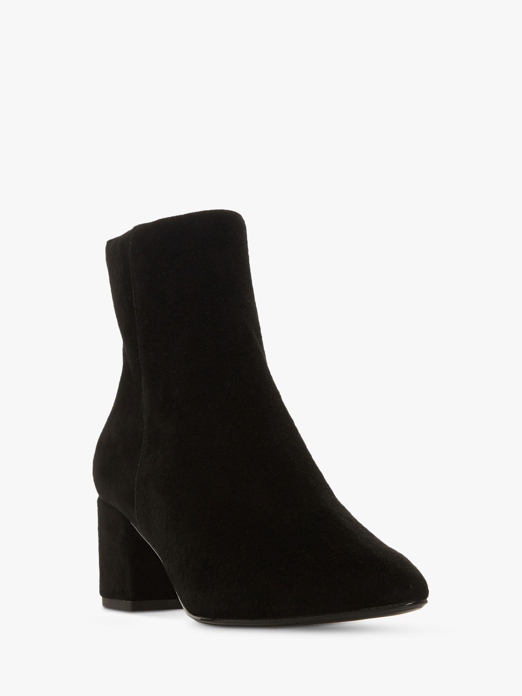 Dune Suede Omarii Block Heel Ankle 