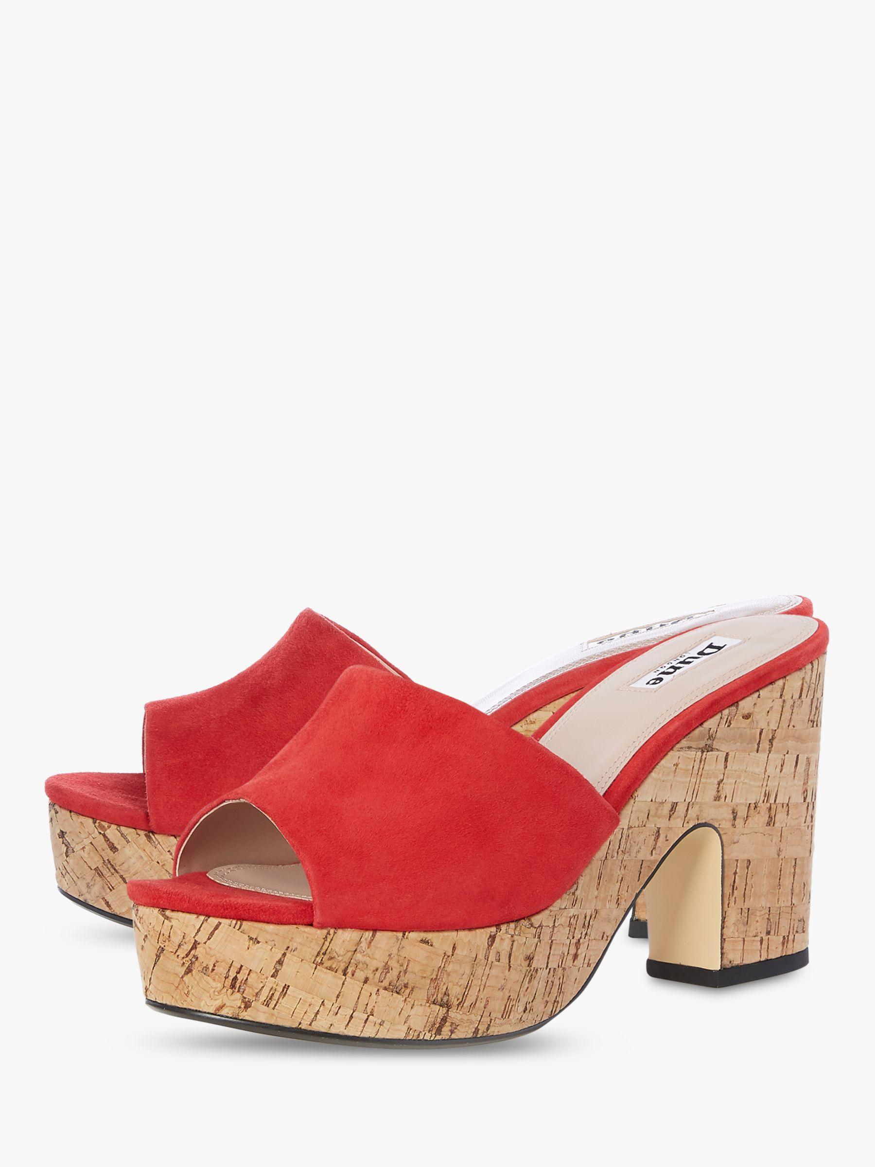 dune red mules