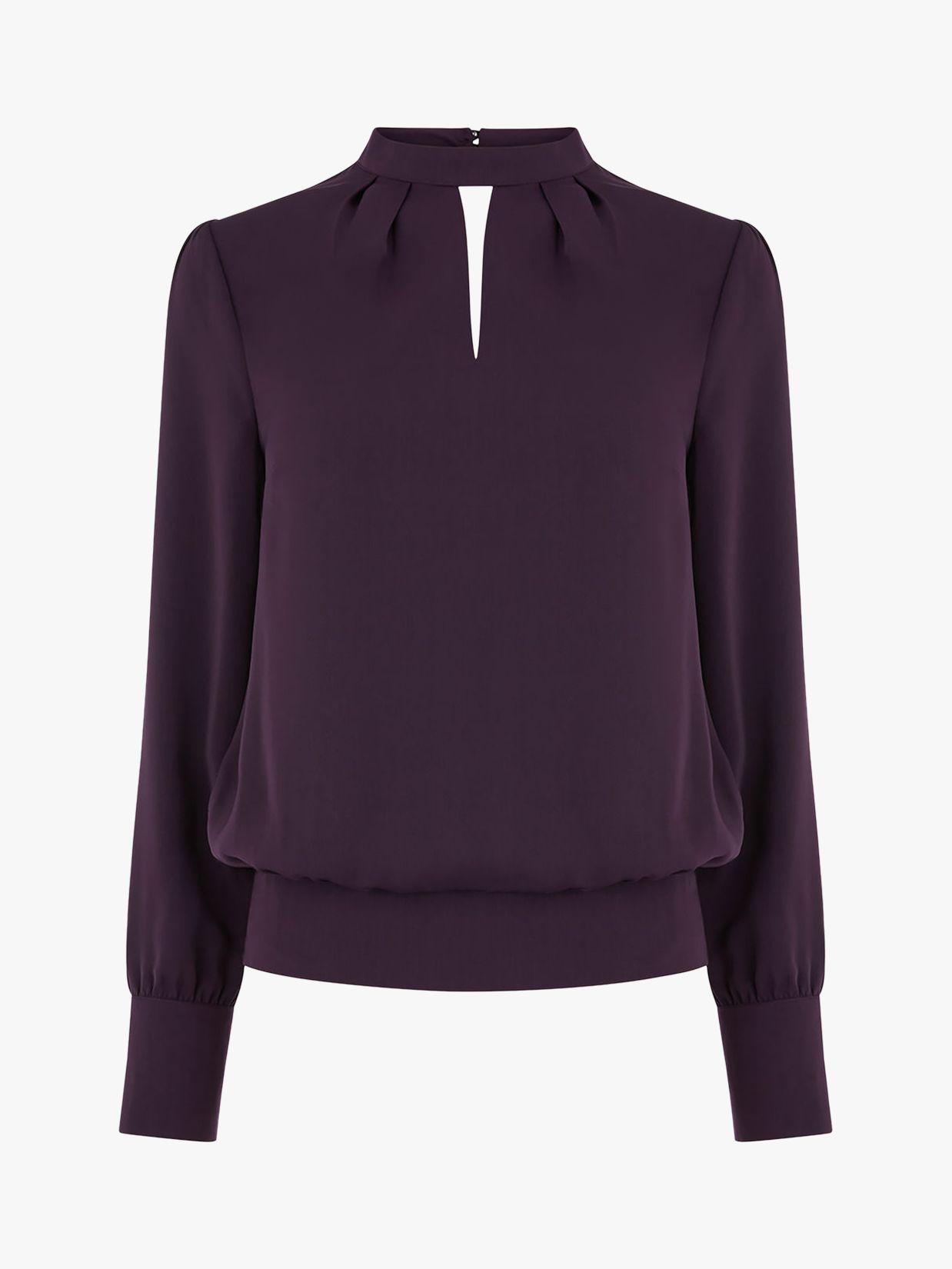 oasis keyhole long sleeve top