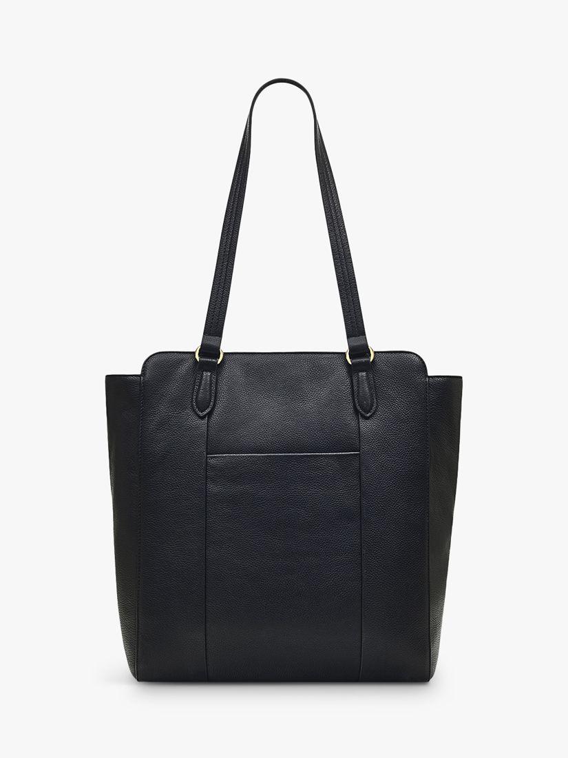 Radley Dukes Place Large Leather Zip Top Tote Bag, Black at John Lewis &  Partners