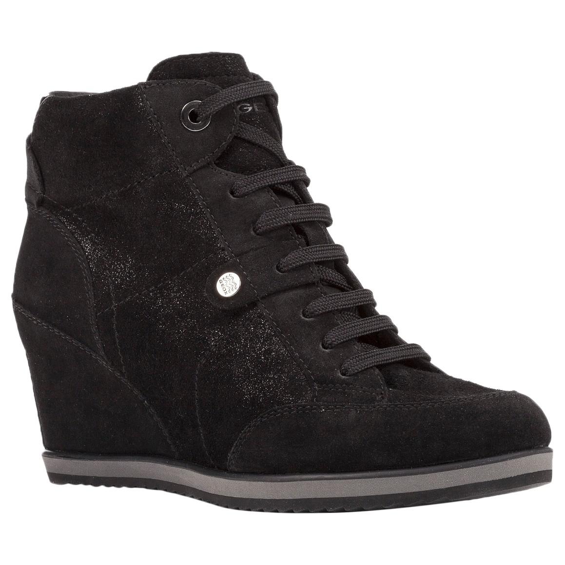 geox illusion 34 wedge sneaker