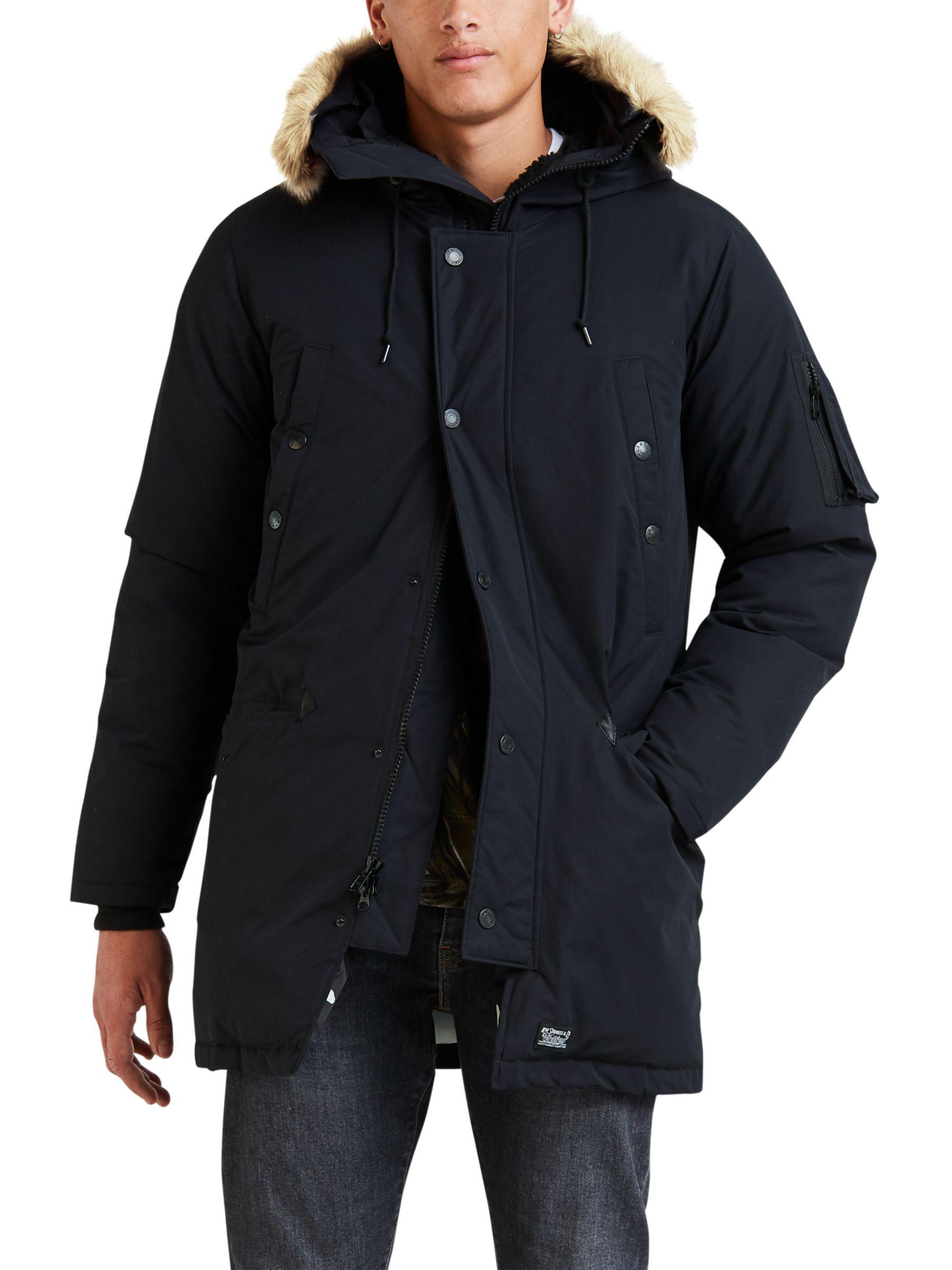 levi's hooded down parka