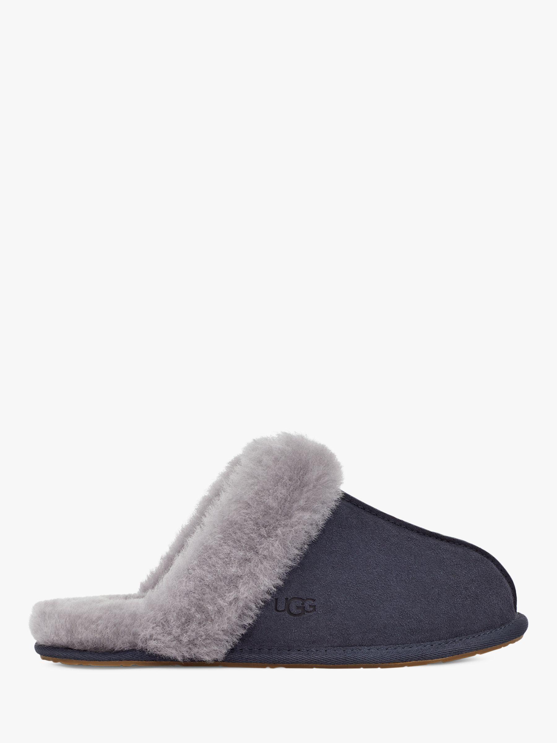 UGG Scuffette Sheepskin And Suede Slippers | Lyst UK