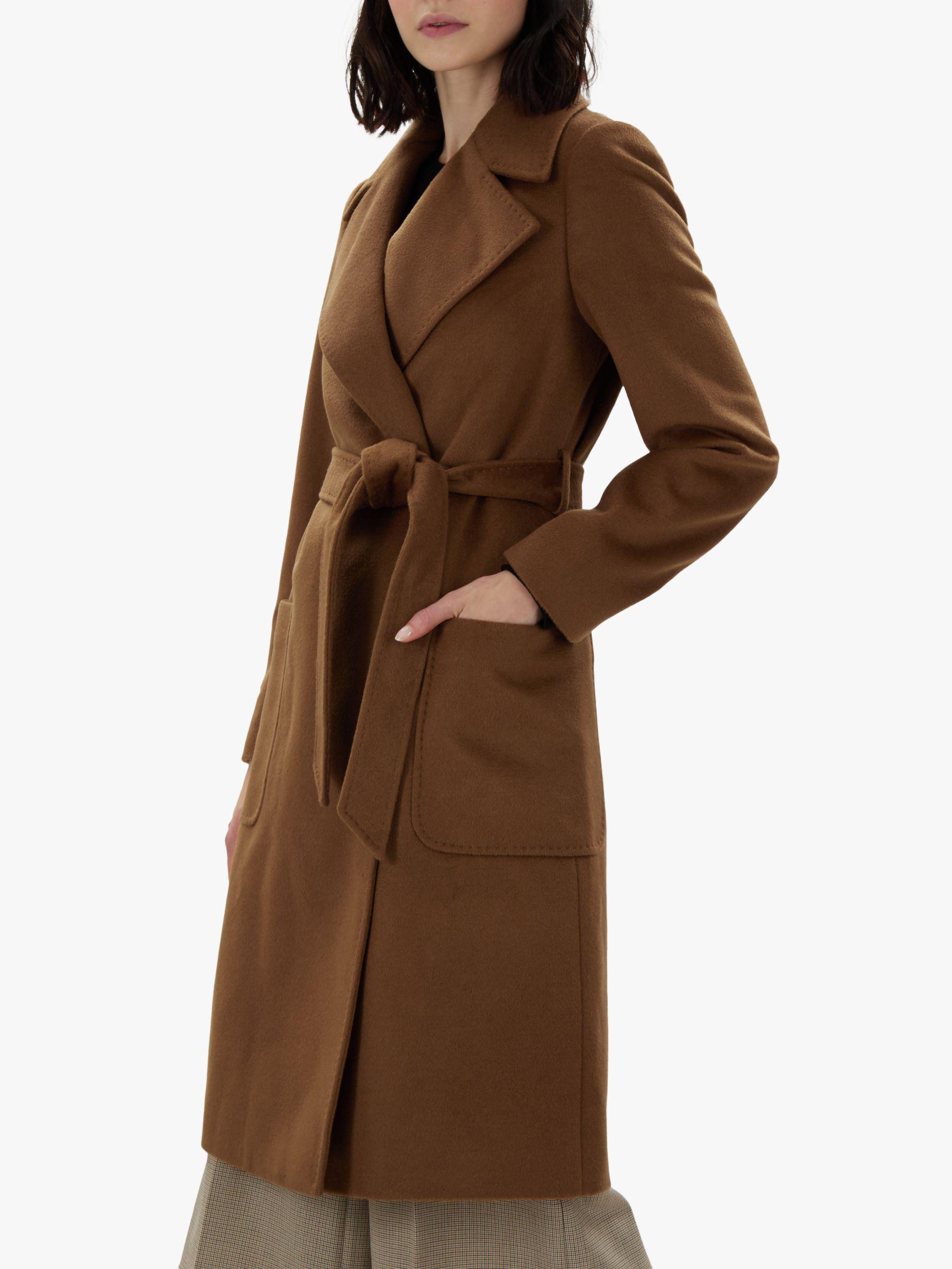 jaeger camel wrap coat