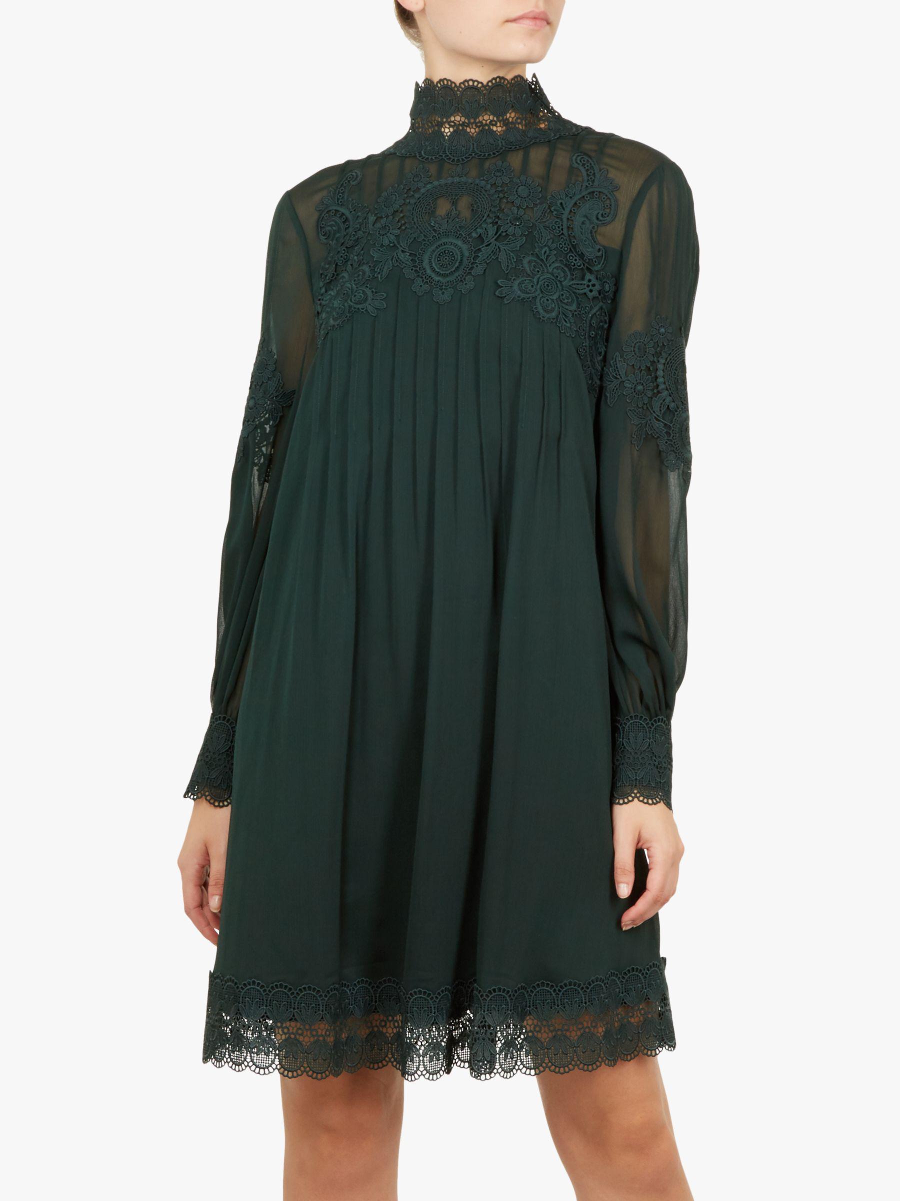 ted baker anneah lace mini dress