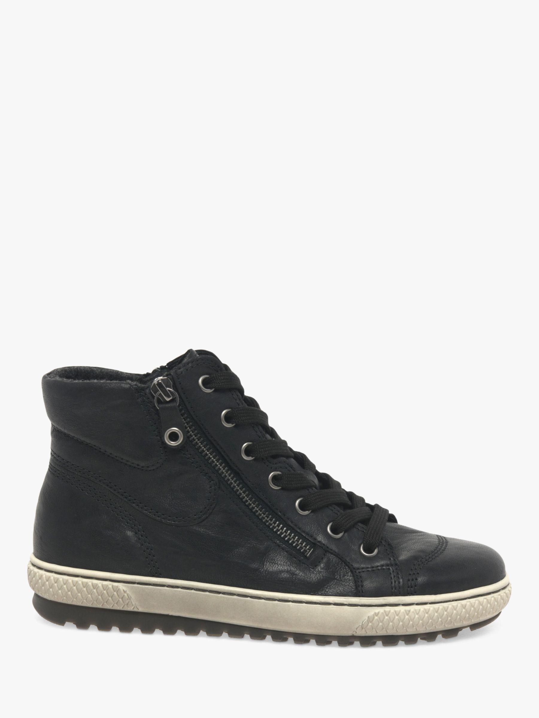 gabor bulner leather high top trainers black