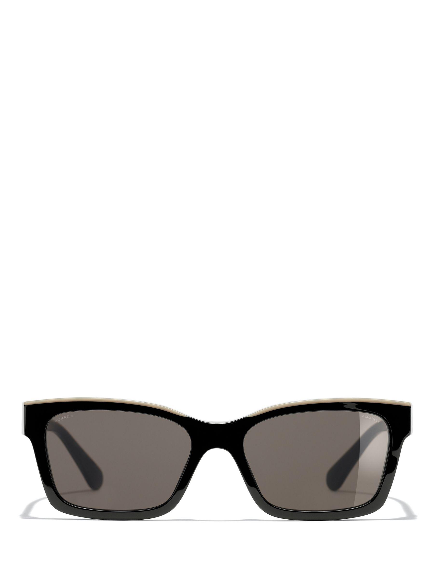 CHANEL Square Sunglasses CH5439Q Black/Grey Gradient