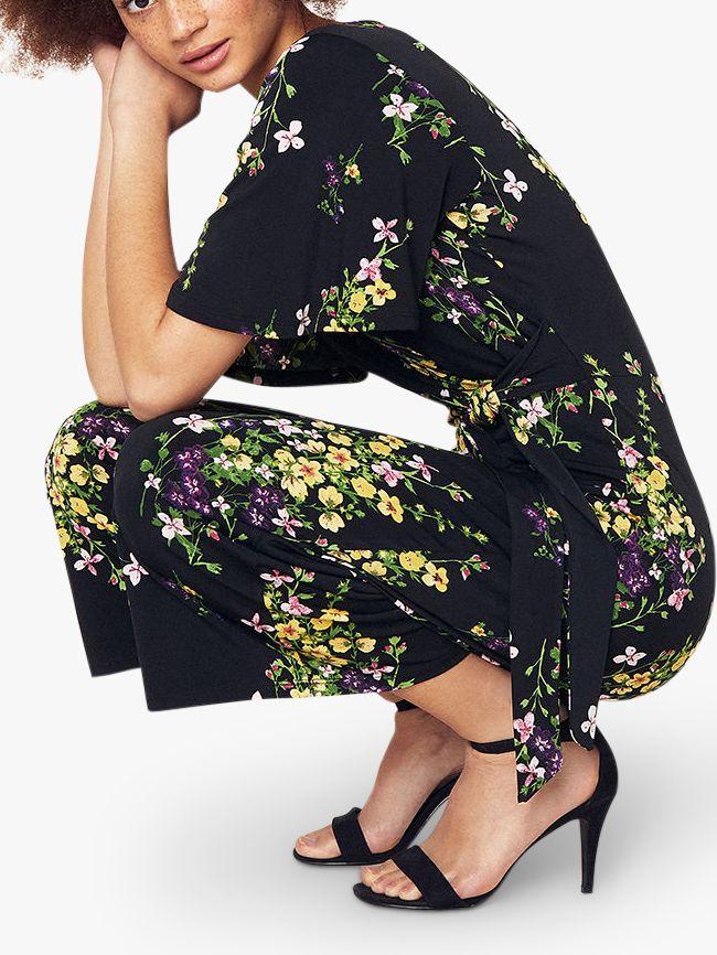 oasis flower bunch jumpsuit