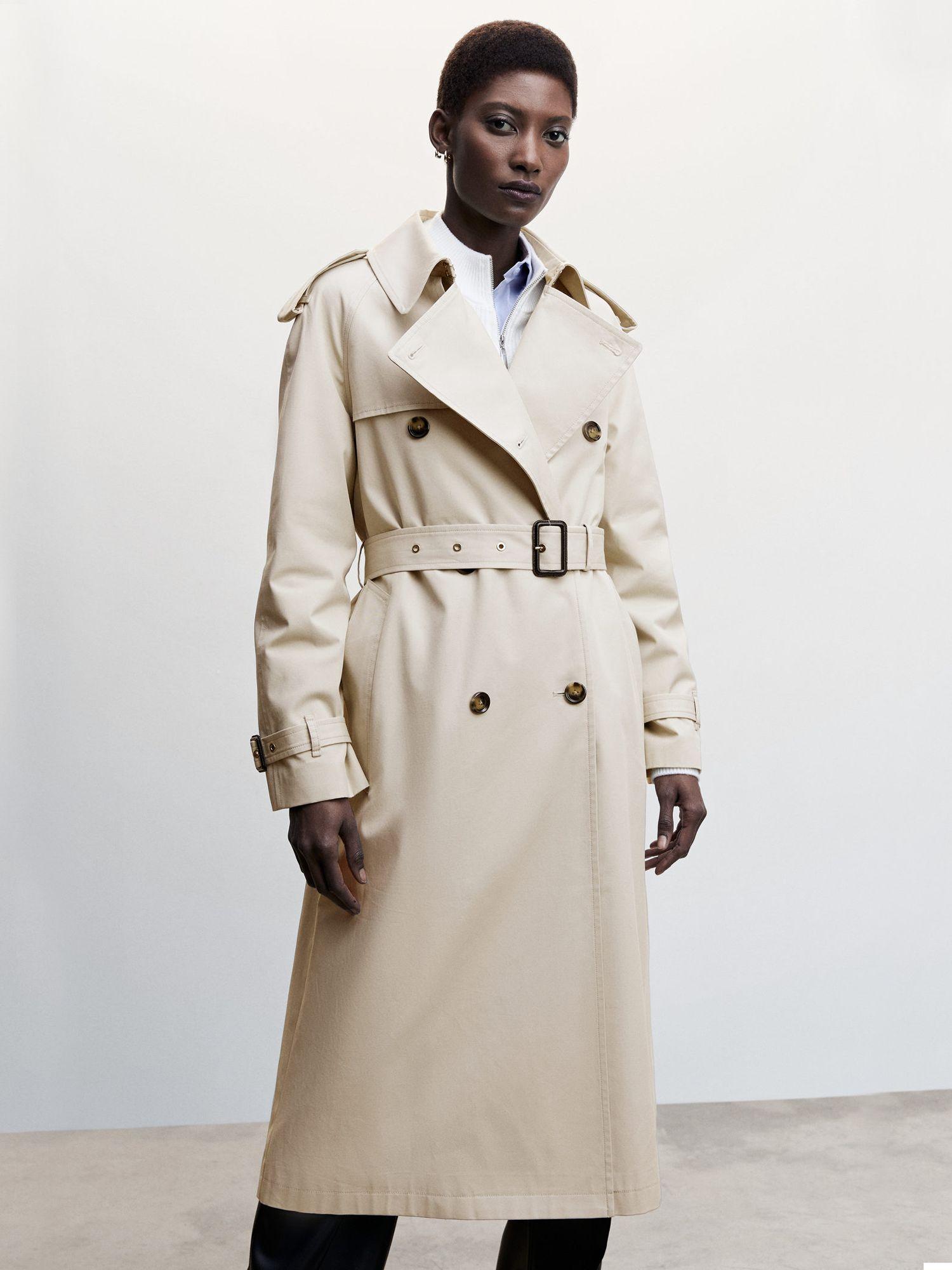 Mango trench coat mens top