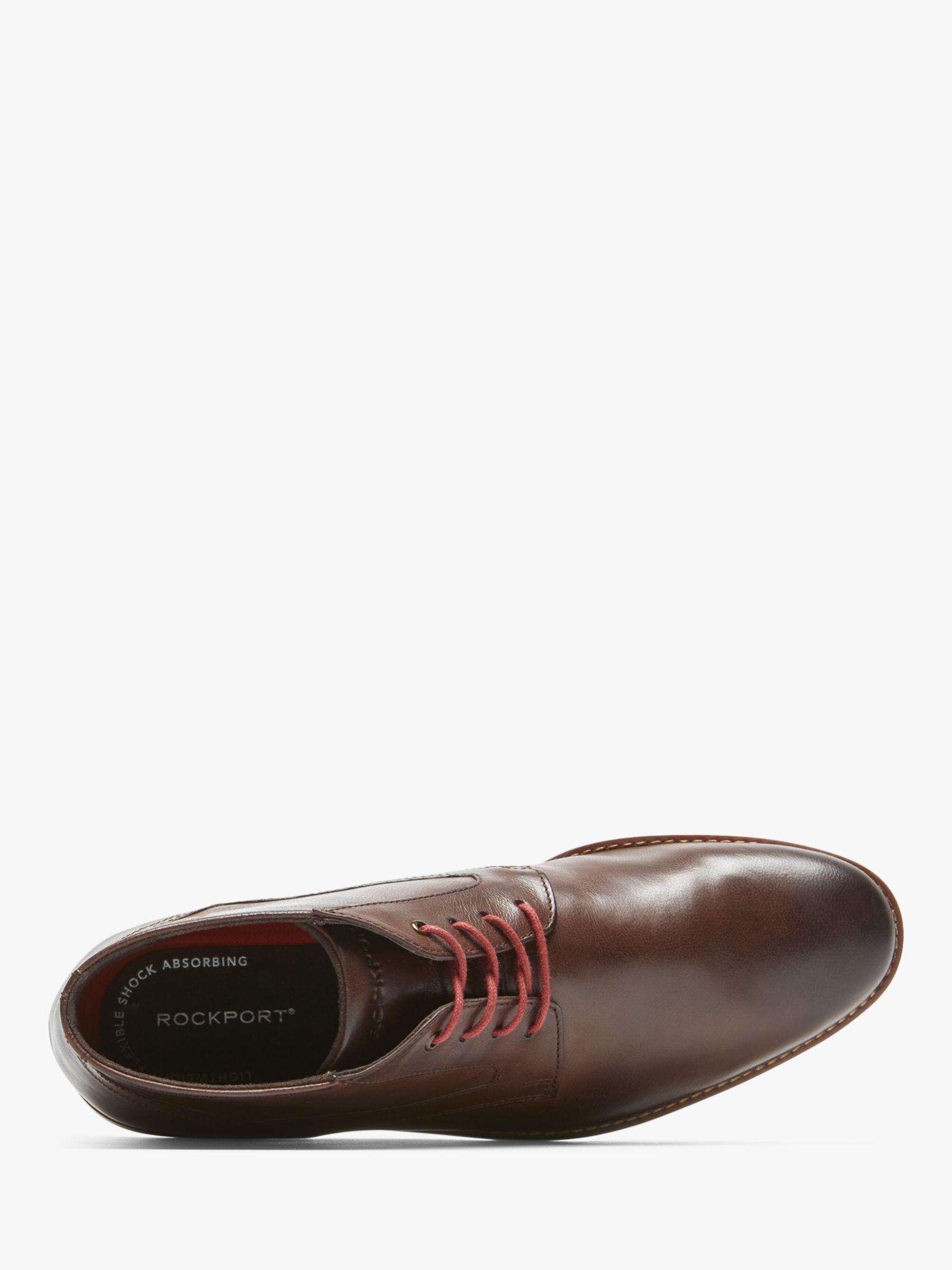 rockport leather chukka boots tan