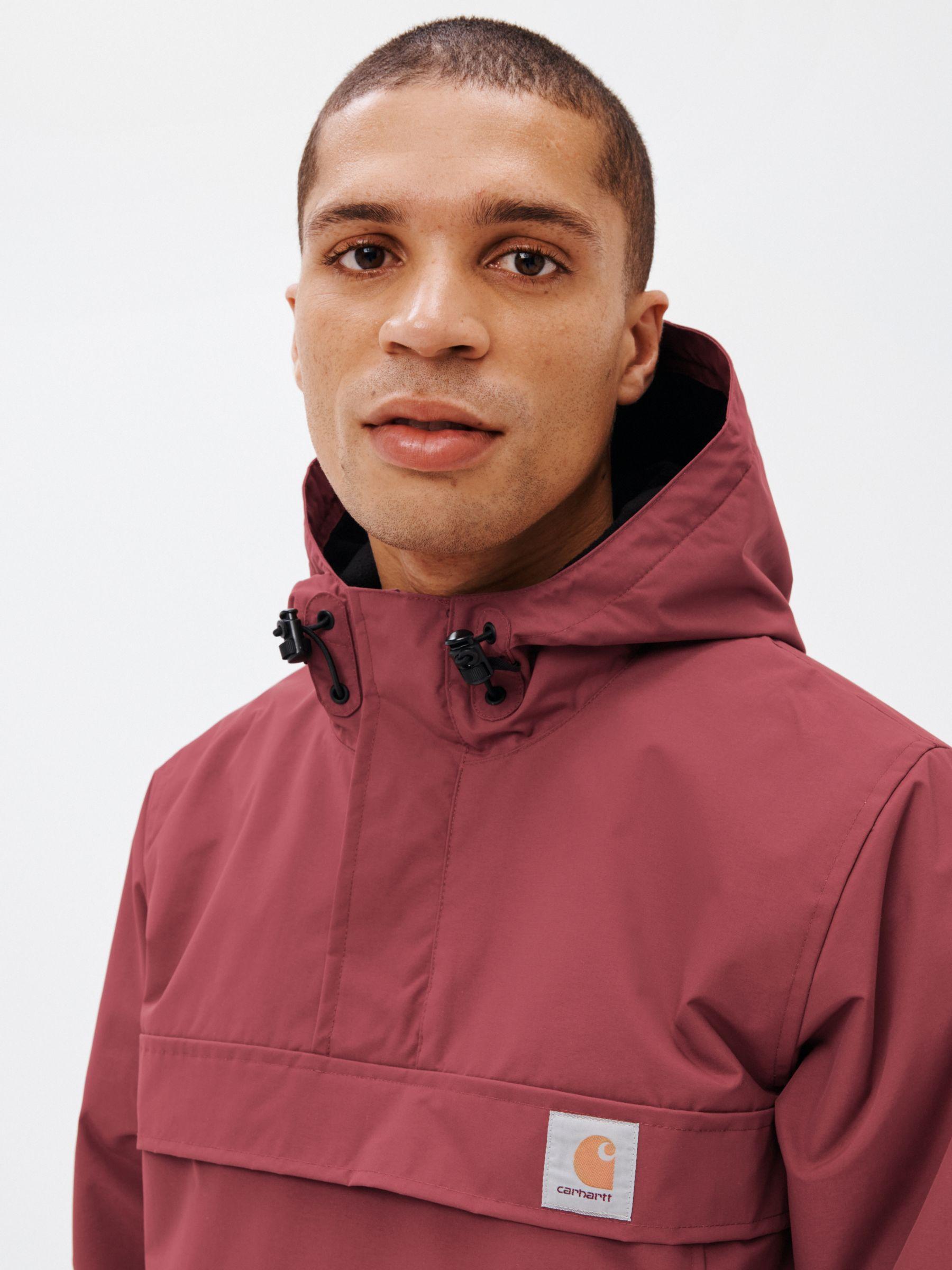 Carhartt WIP Nimbus Pullover Coat in Red for Men | Lyst UK