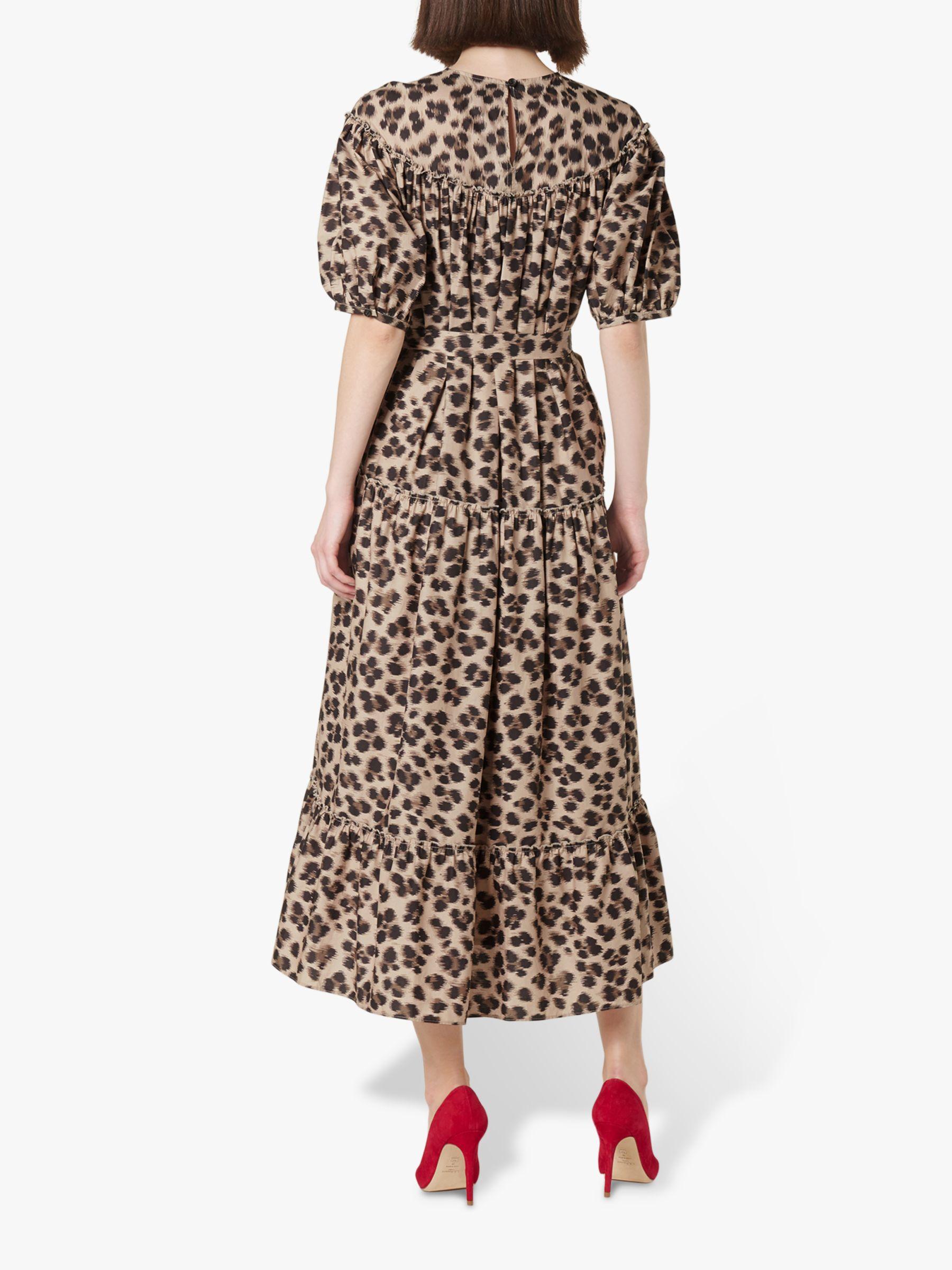 lk bennett leopard dress
