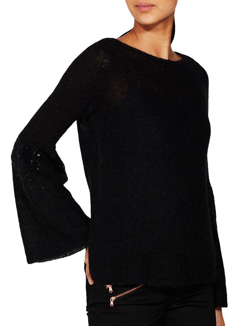 Mint Velvet Sequin Jumper Online, 55 
