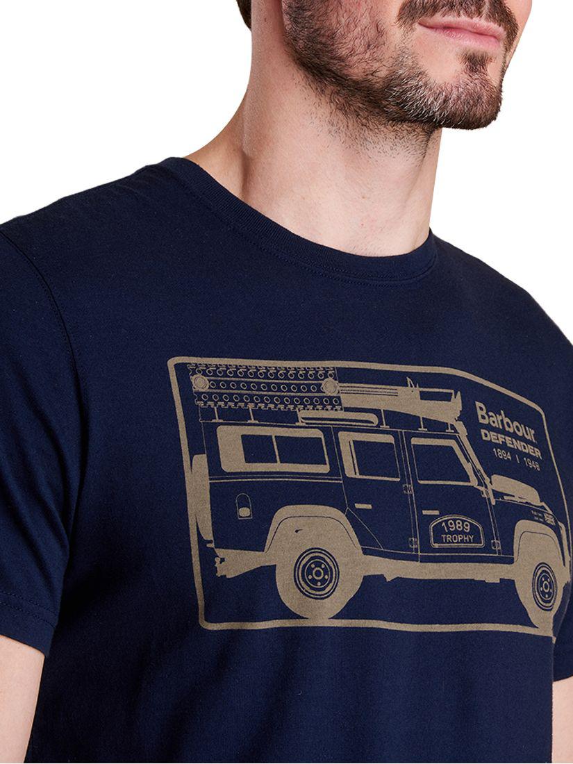 barbour land rover defender t shirt