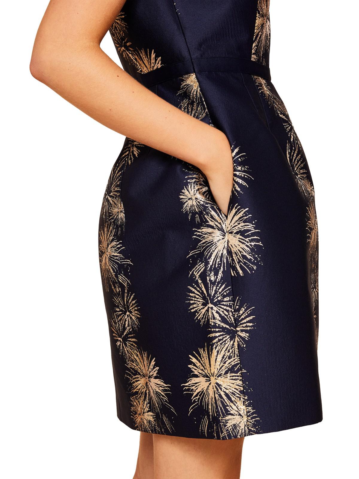 tzalla stardust jacquard dress