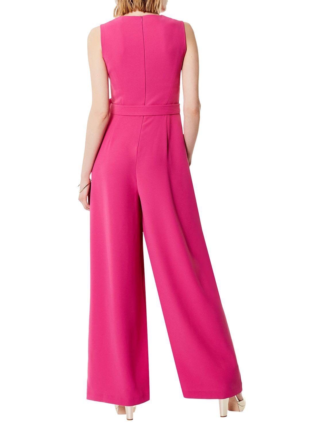 fuchsia pink jumpsuit