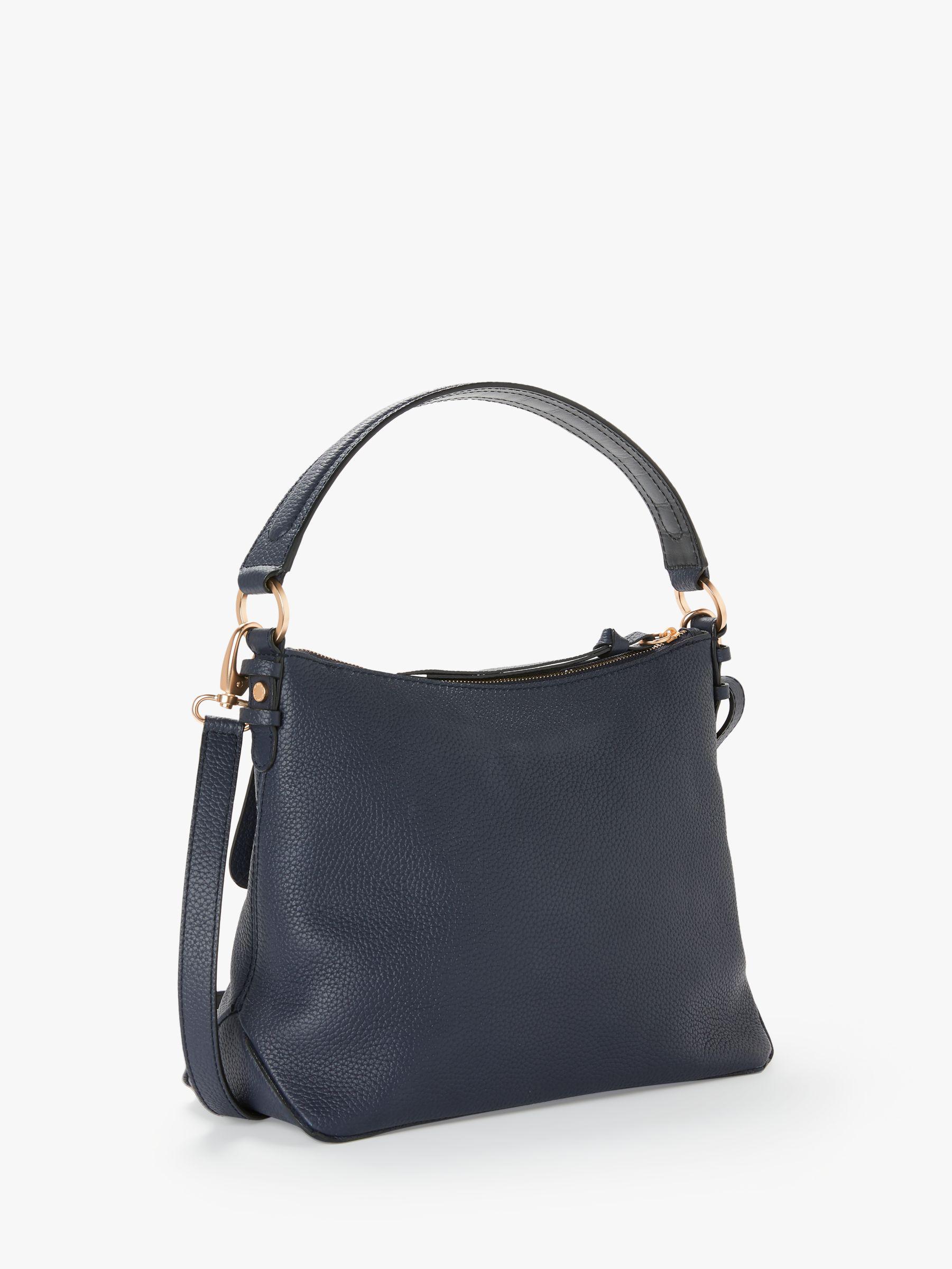 Boden Leather Walcot Handbag In Navy Blue Lyst