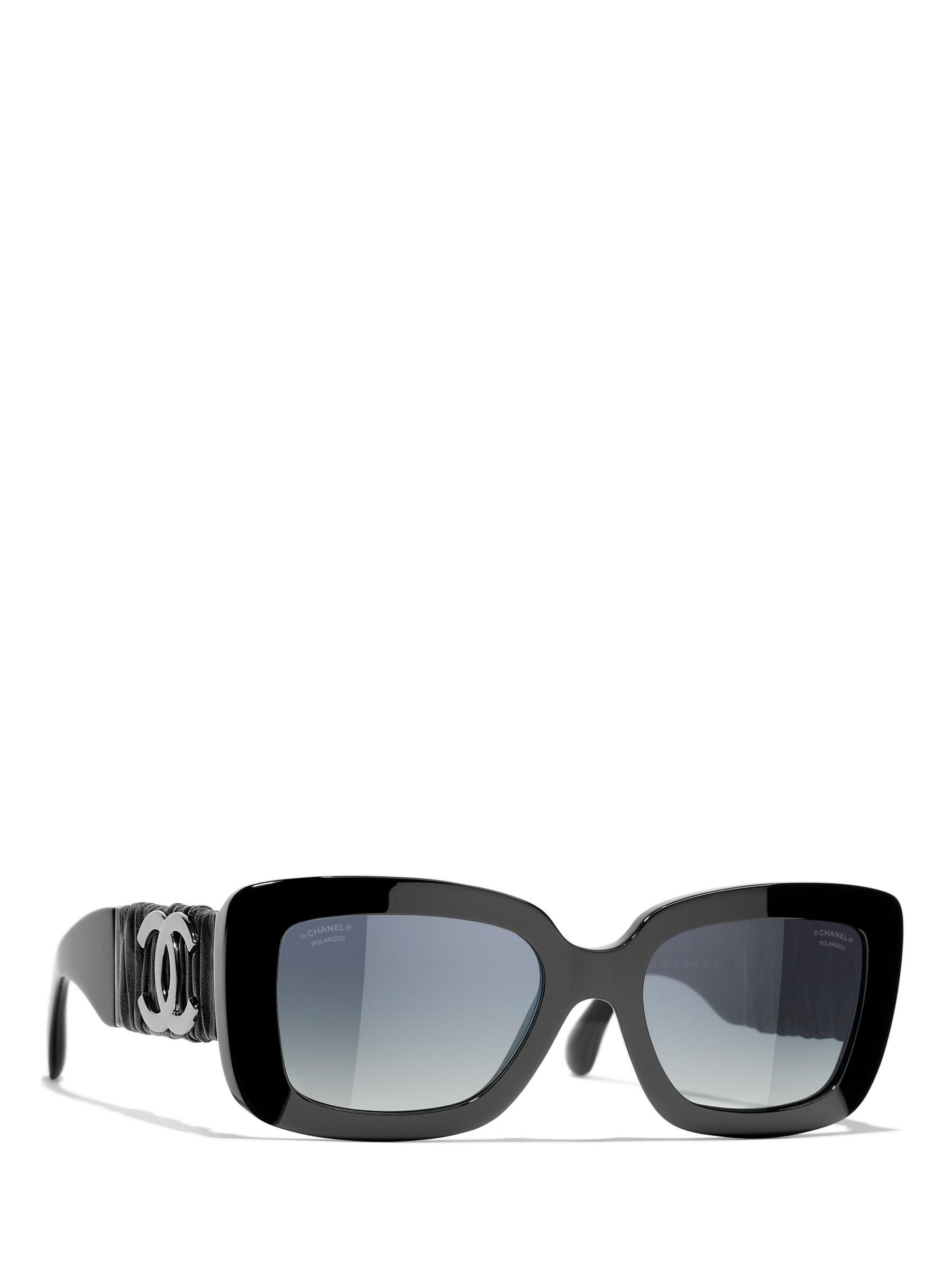 Rectangular Sunglasses Ch5473q Black/blue Gradient
