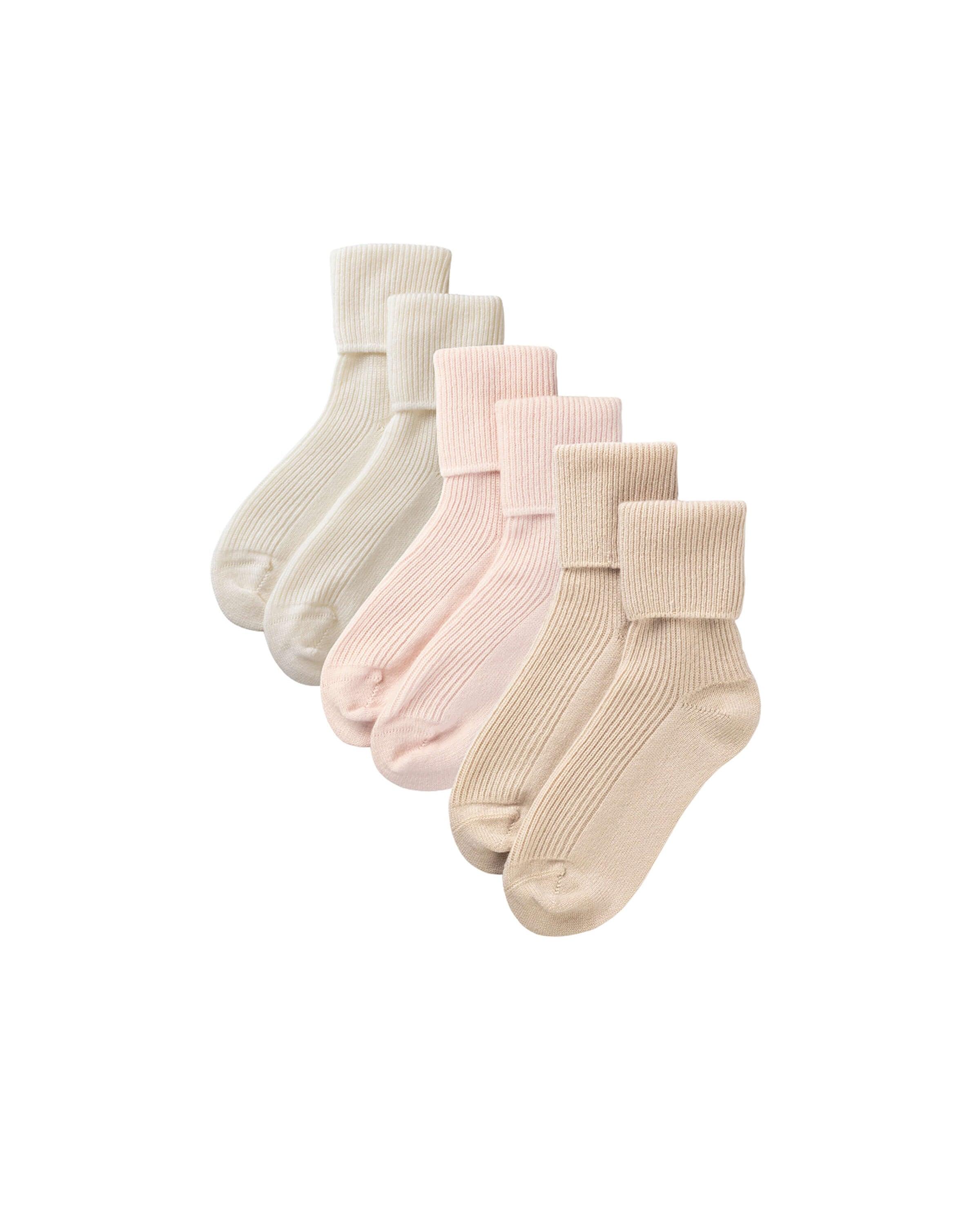 Johnstons of Elgin Cashmere Lounge Socks Gift Set in White | Lyst