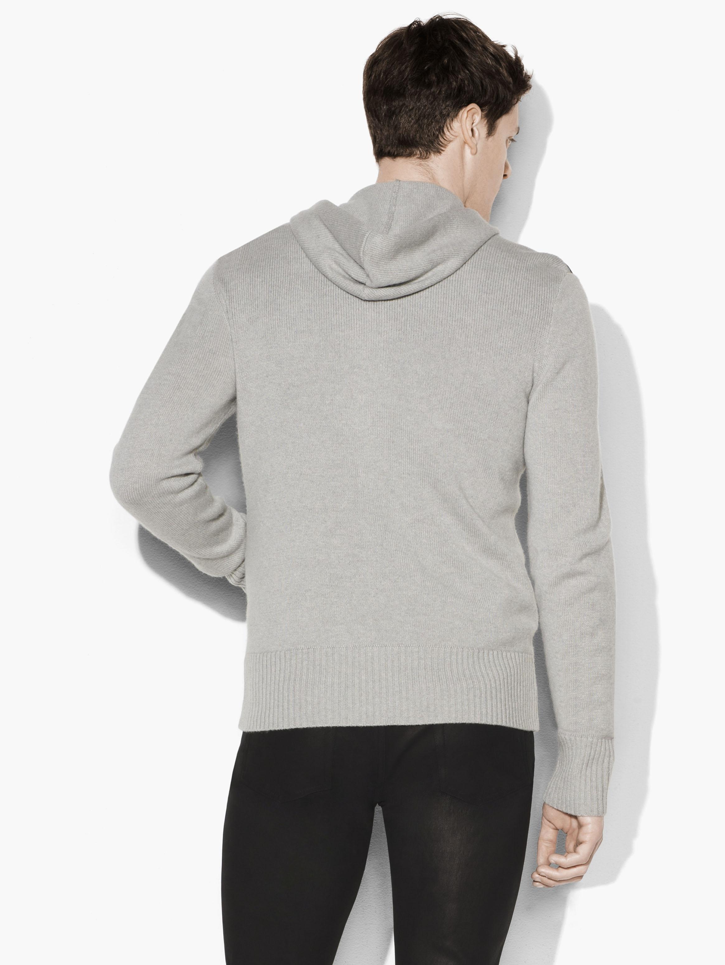 john varvatos cashmere hoodie