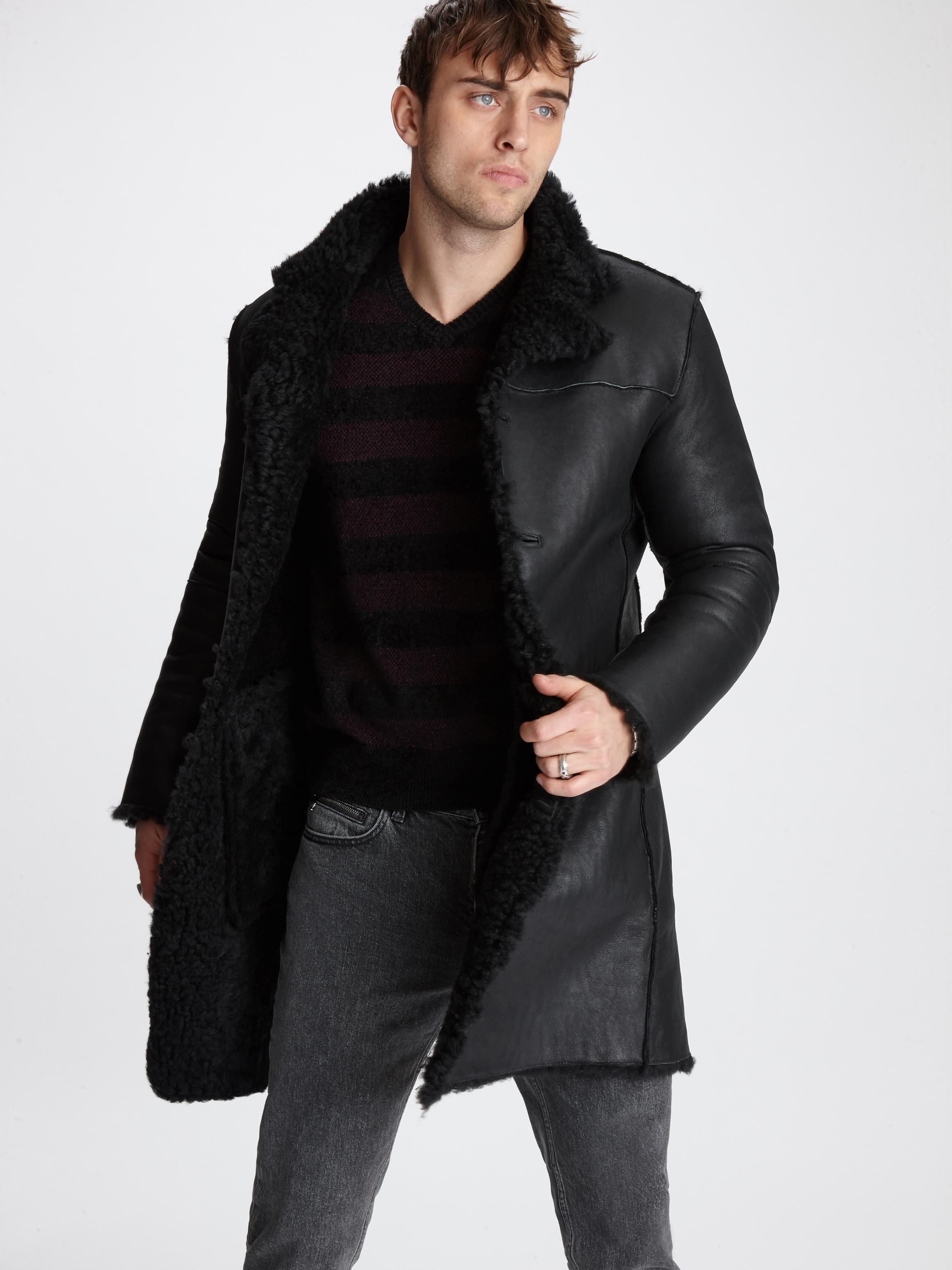 varvatos shearling