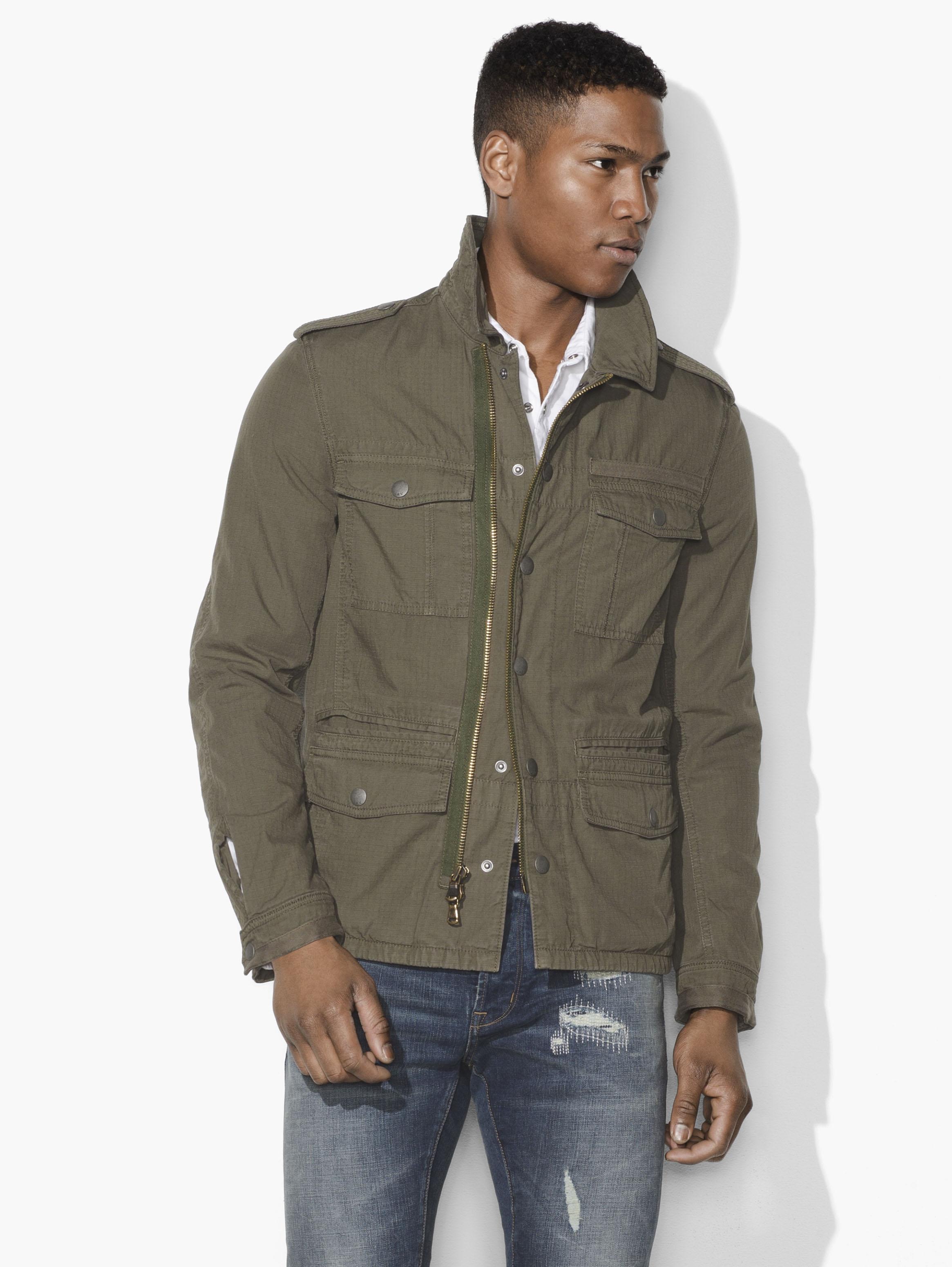 john varvatos green jacket
