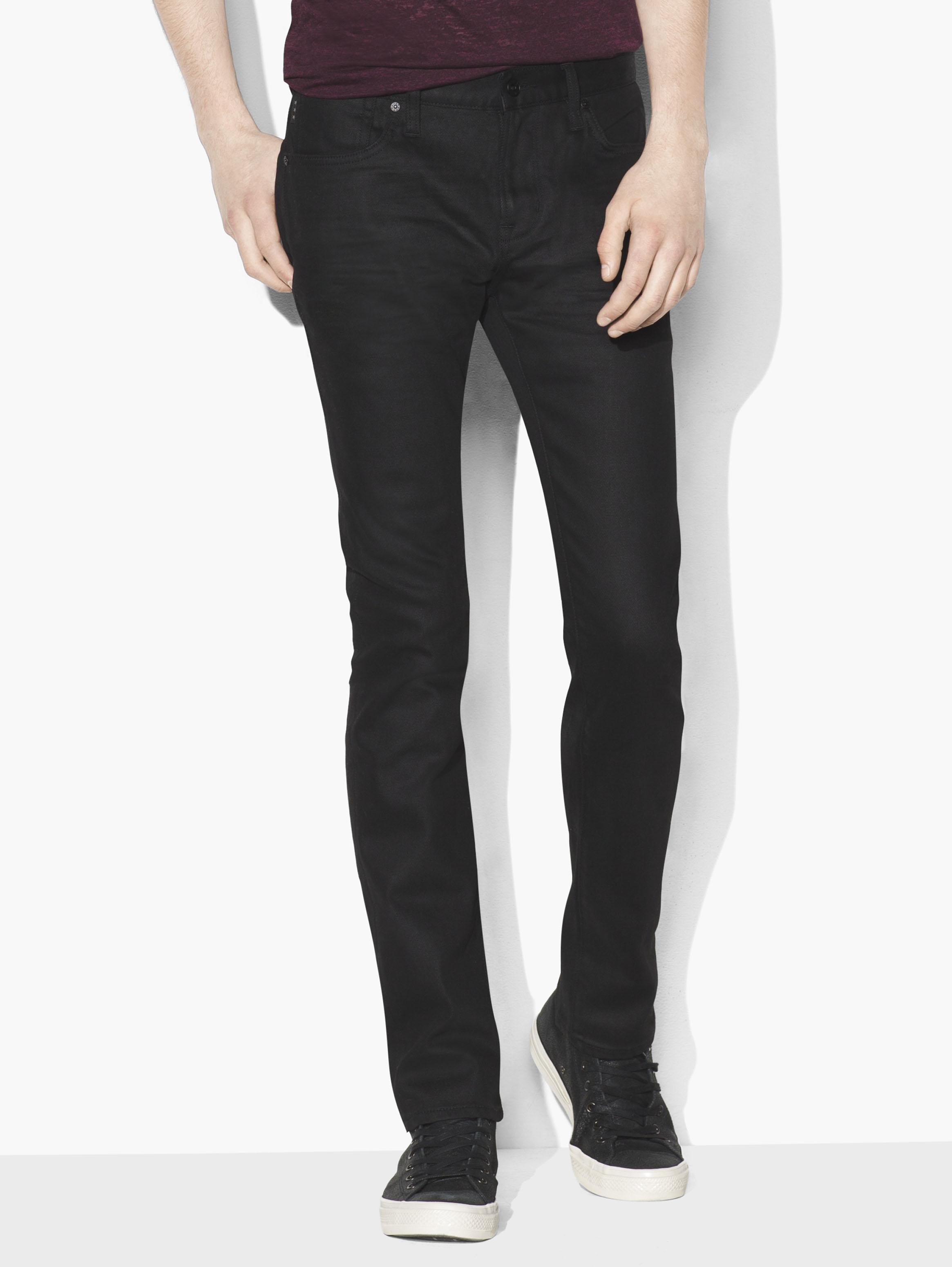 john varvatos black jeans